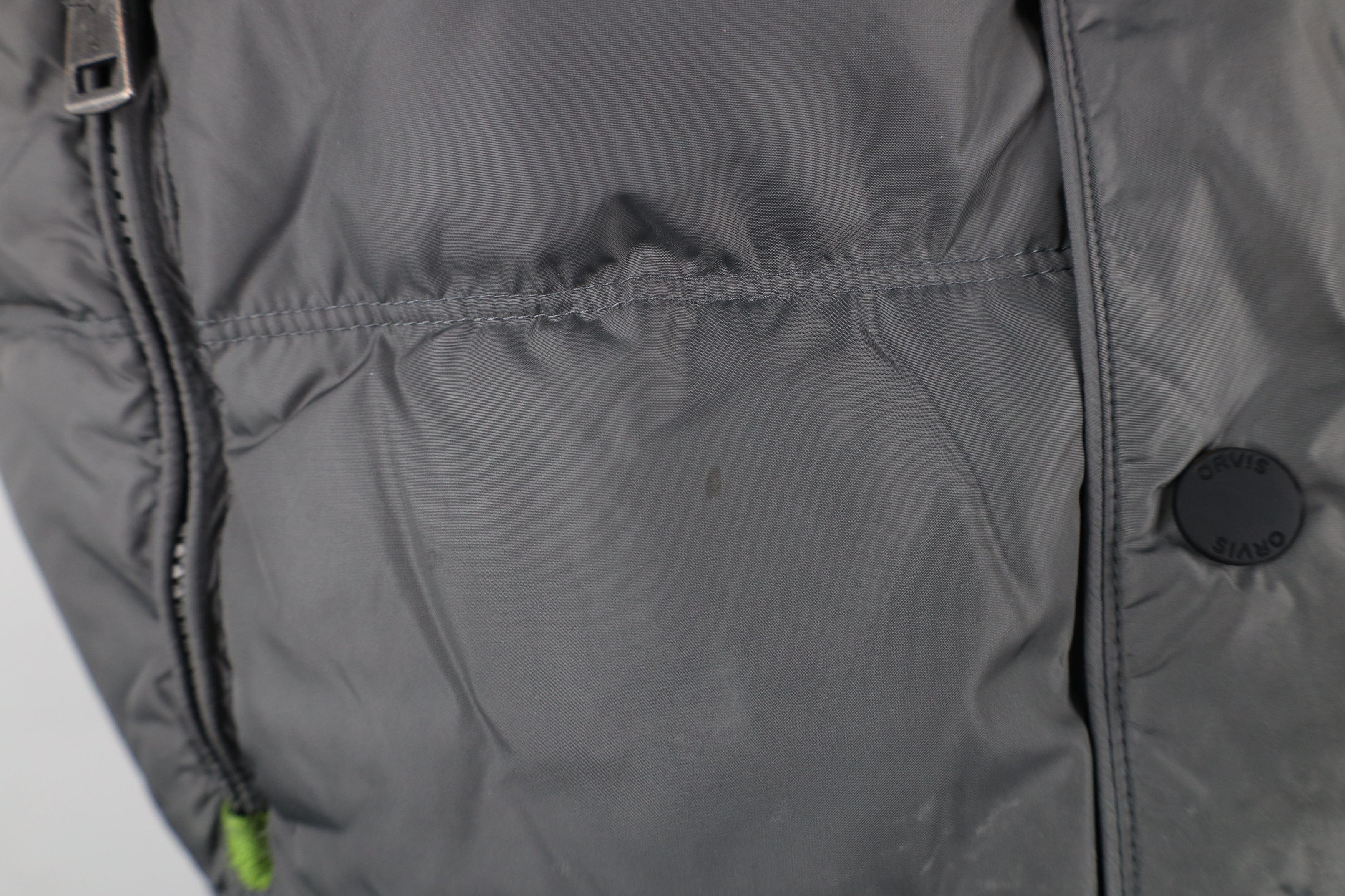 Orvis × Vintage Orvis Spell Out Duck Down Insulated Puffer Vest Jacket Gray Size US M / EU 48-50 / 2 - 8 Thumbnail