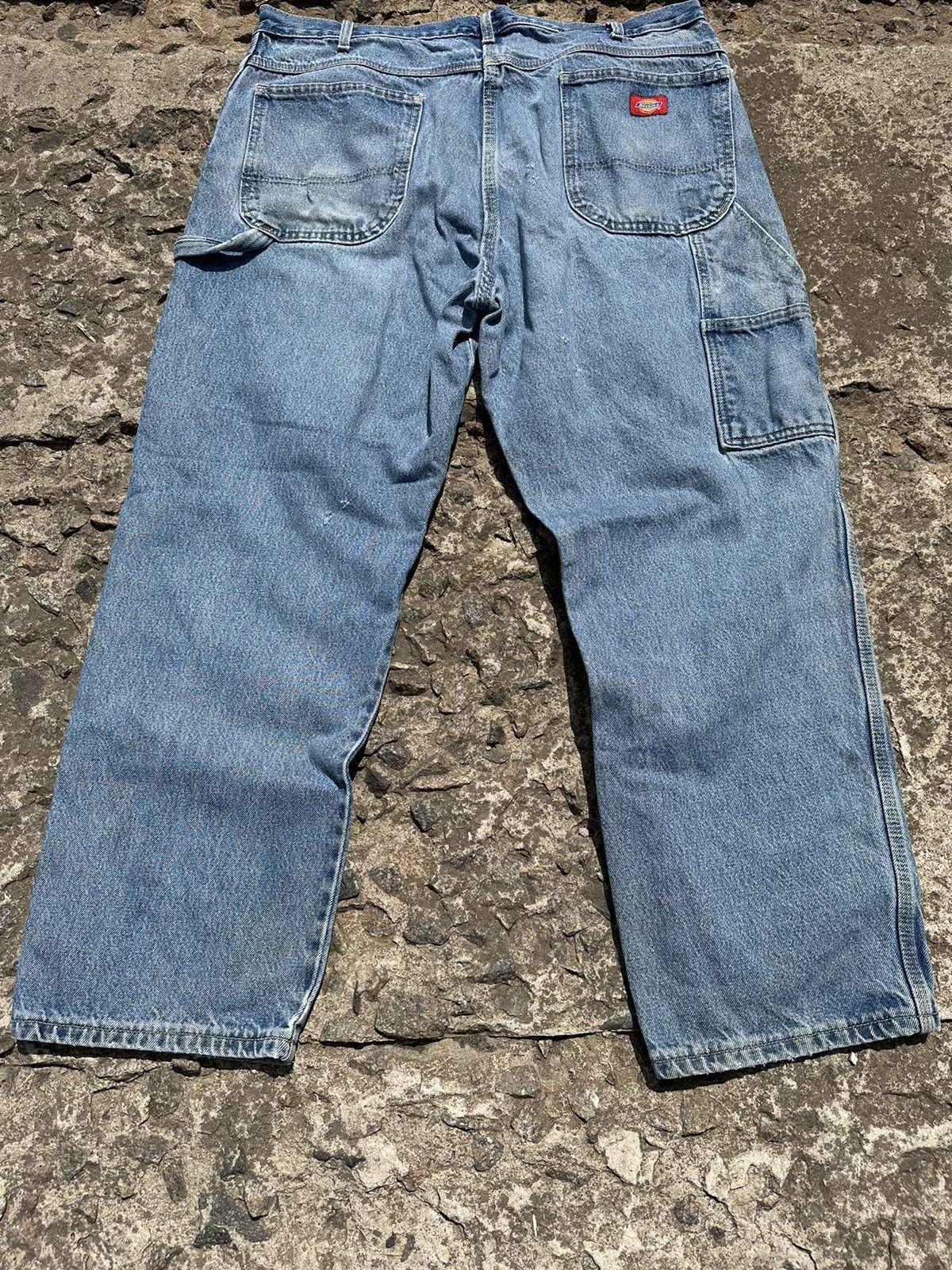 Dickies × Vintage Vintage 00s Dickies Carpenter Work Faded Jeans Pants Size US 38 / EU 54 - 6 Thumbnail