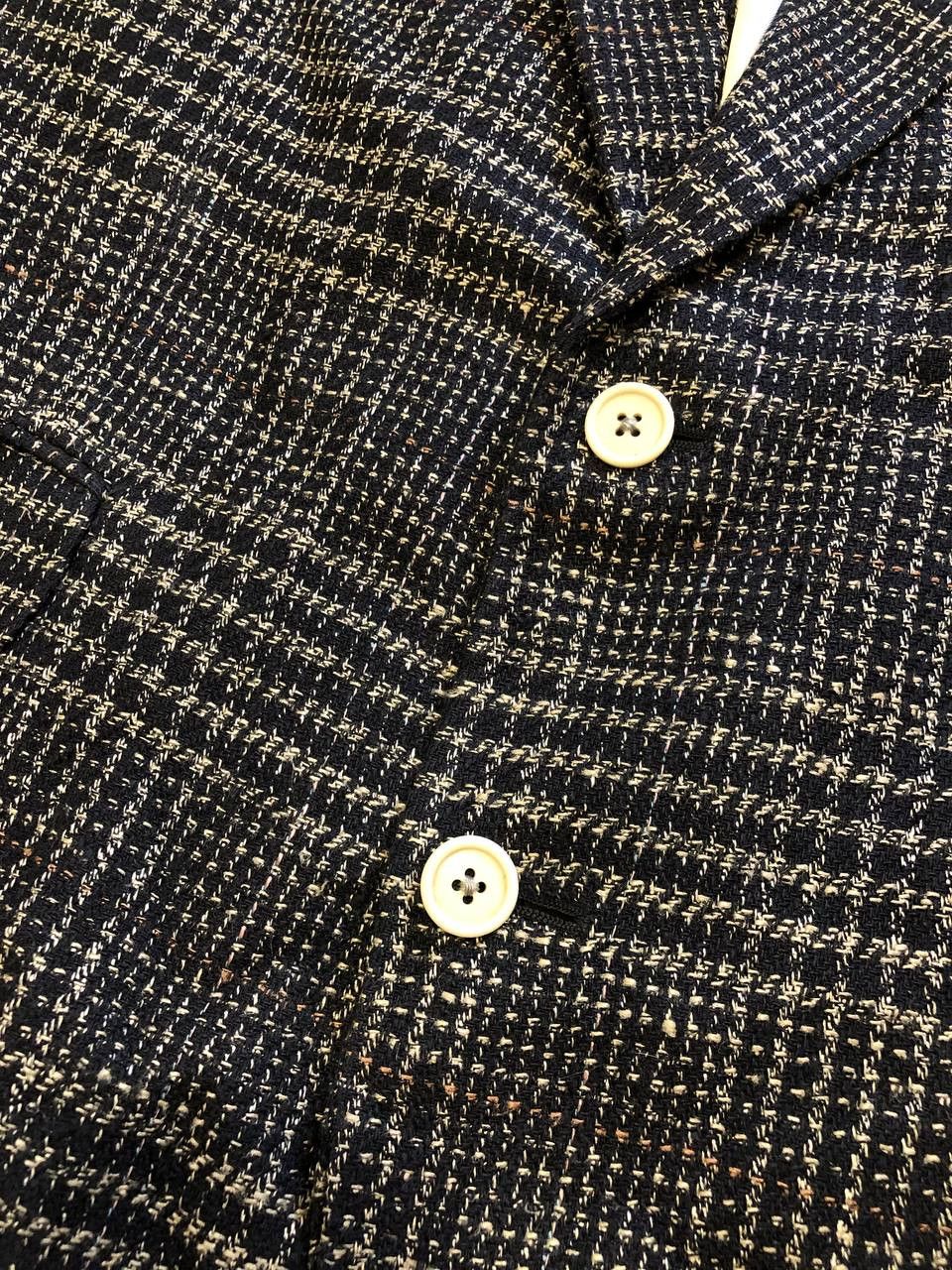 Christian Dior Monsieur VINTAGE CHRISTIAN DIOR Wool Slim Fit Checked Jacket Size 40L - 6 Thumbnail