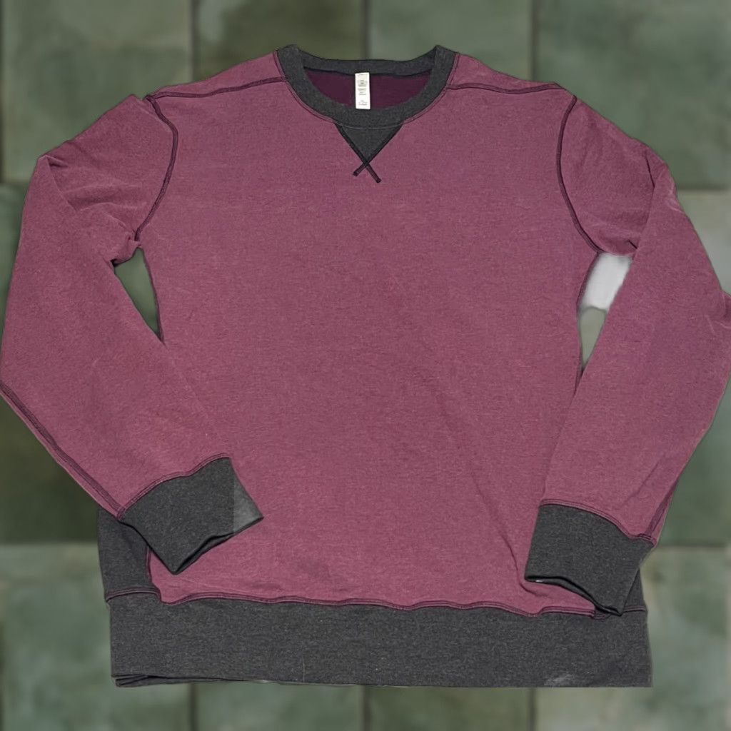 Lululemon Lululemon Mens Burgundy Long Sleeve Stretch Shirt XL Pullover Activewear MENS Shirts Size US XL / EU 56 / 4 - 1 Thumbnail