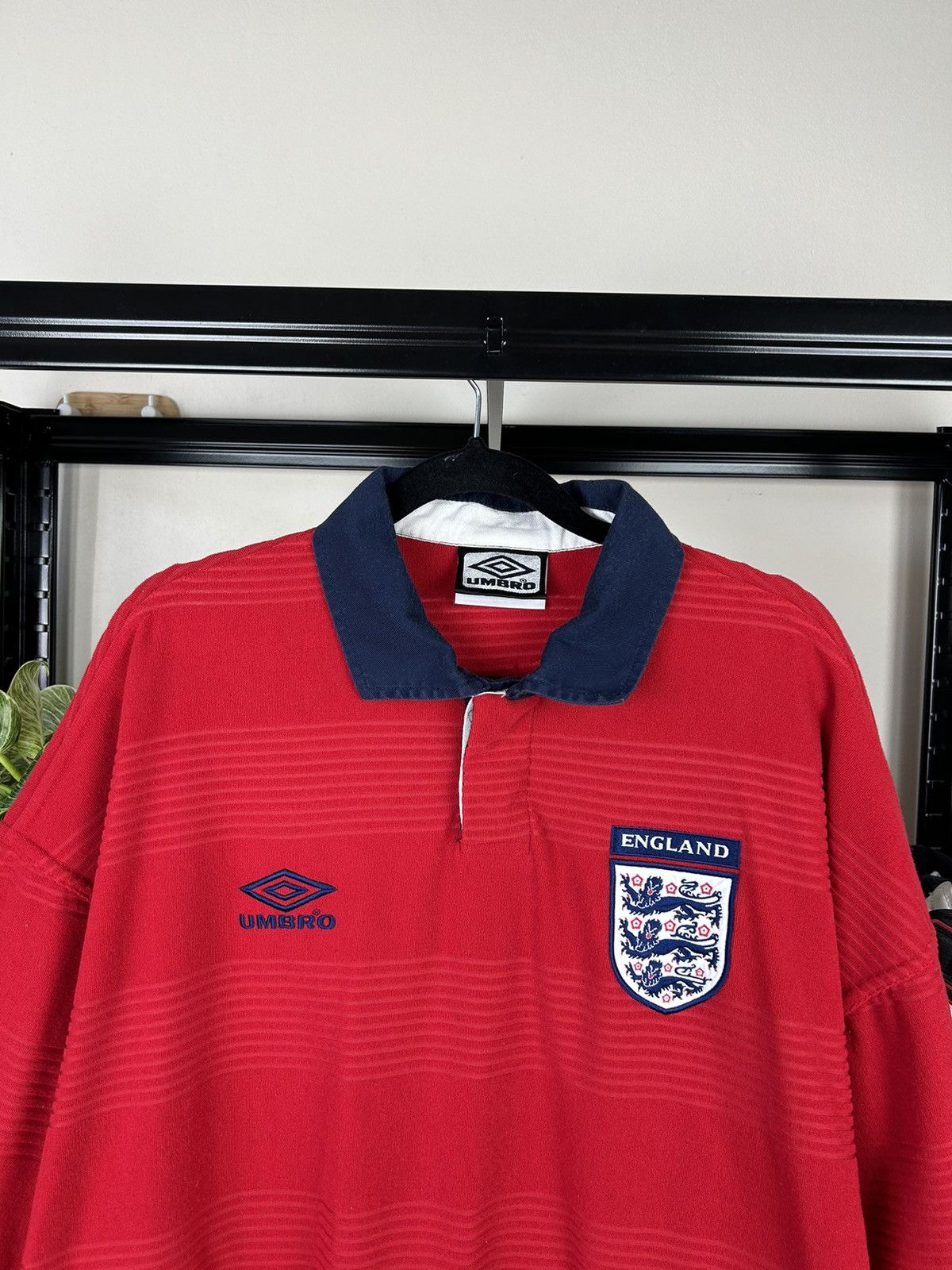 Umbro × Vintage England Soccer 1999/2000 Football Shirt Jersey Polo Umbro XL Size US XL / EU 56 / 4 - 2 Thumbnail