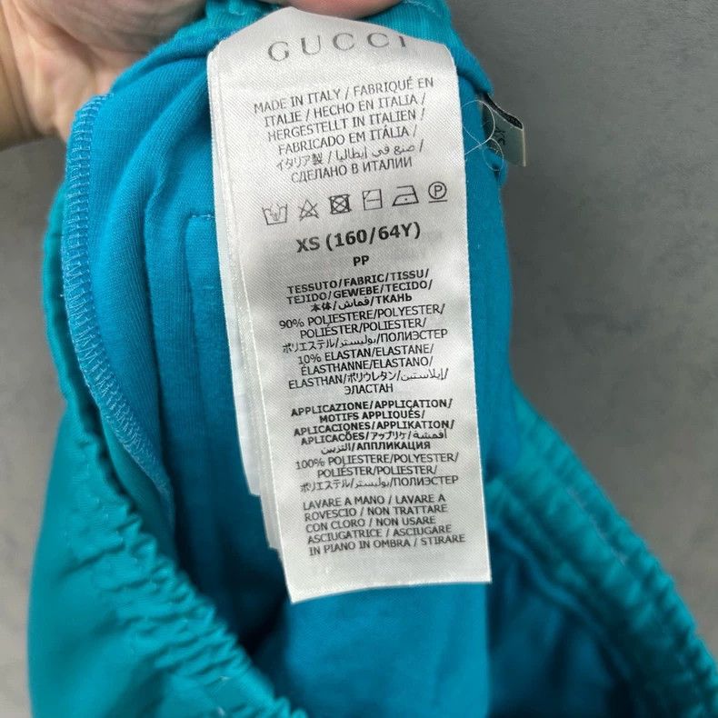 Gucci Gucci SizeXS Logo Decal Drawstring Loose Knitted Sports Pan Size US 31 - 4 Thumbnail