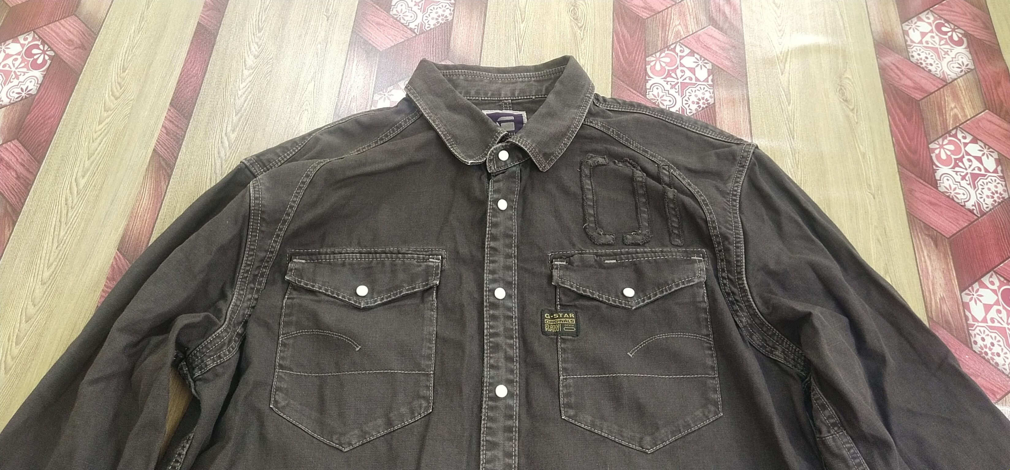 G-Star Final Drop G-star Raw Denim Jacket Size US XL / EU 56 / 4 - 7 Thumbnail
