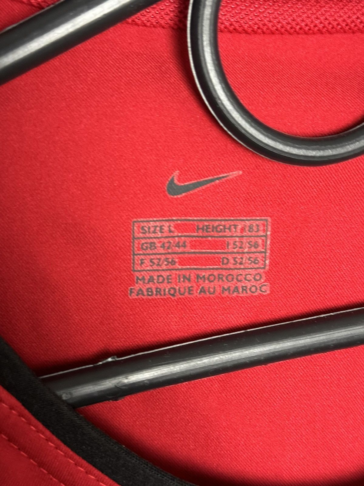 Nike Manchester United 02/04 Home Saha Football Jersey Size US L / EU 52-54 / 3 - 14 Thumbnail