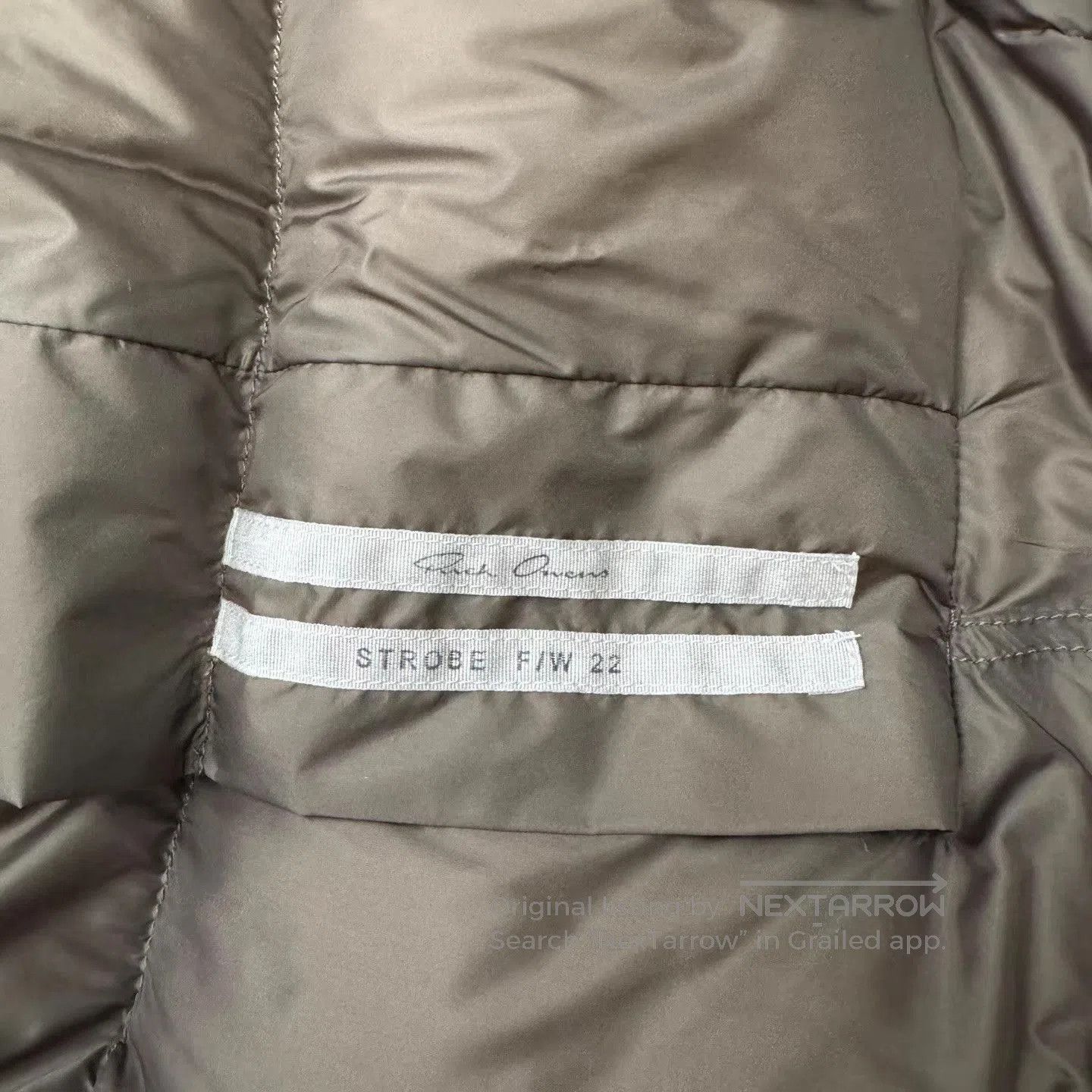 Rick Owens Brown Puffer Coat with Hood . Size US L / EU 52-54 / 3 - 5 Thumbnail