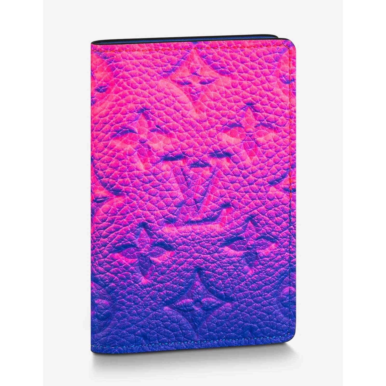 Louis Vuitton Louis Vuitton Pink Blue Ombre Pocket Organizer Wallet Size ONE SIZE - 2 Thumbnail