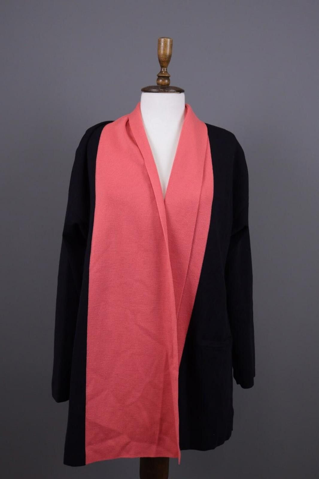 Escada Escada Margaretha Ley Black Pink Lagenlook Cardigan Size 38 Size M / US 6-8 / IT 42-44 - 1 Thumbnail
