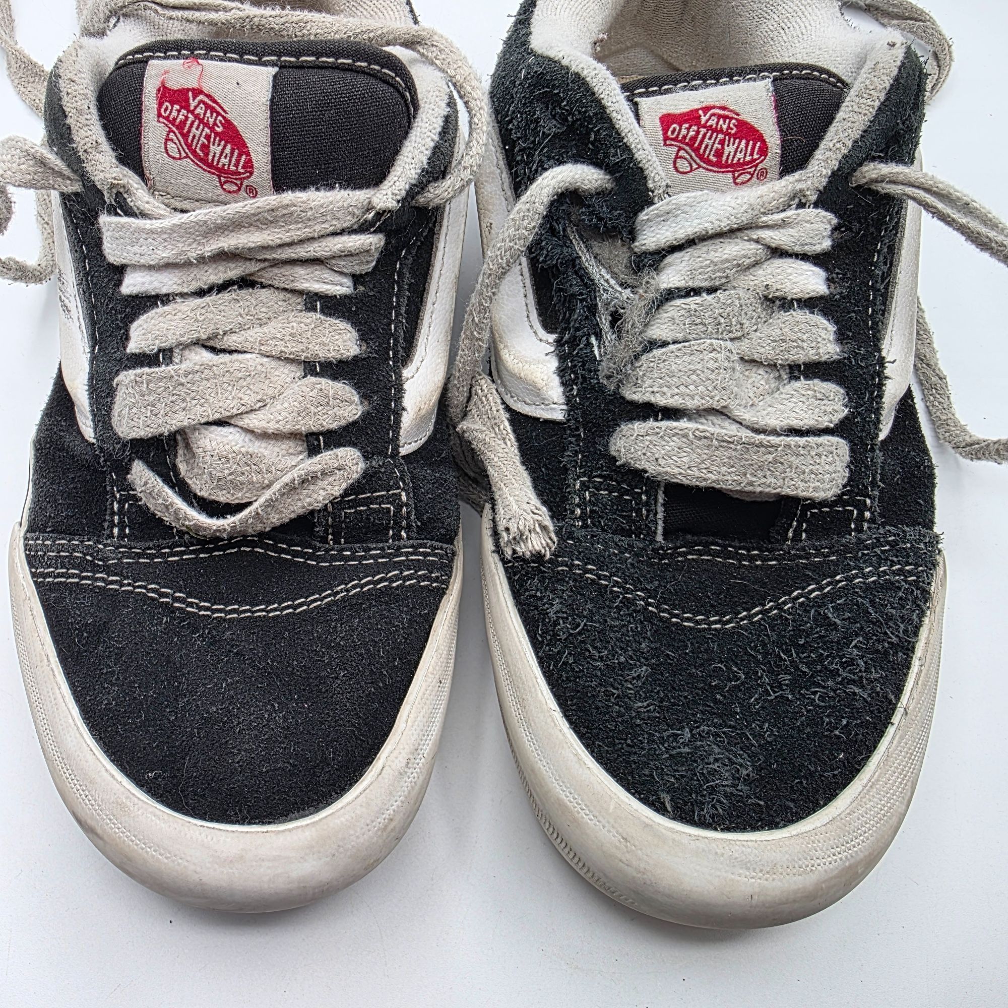 Vans Vans Knu Skool Mens Size 7.5 Black White Suede Chunky Skate Size US 7.5 / EU 40-41 - 10 Thumbnail