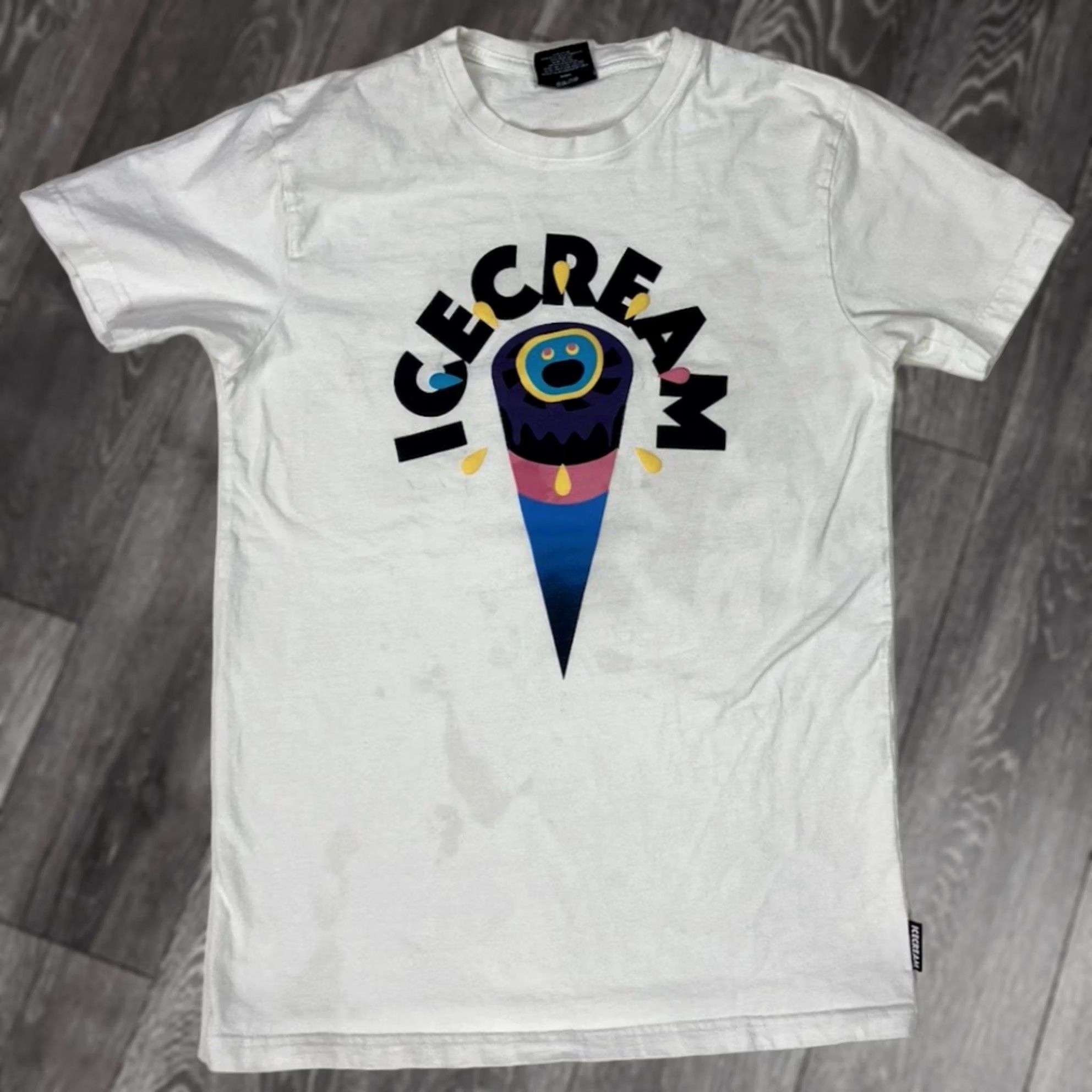 Vintage VINTAGE Icecream BBC Graphic T-shirt Men Small White Short Sleeve Size US S / EU 44-46 / 1 - 1 Thumbnail