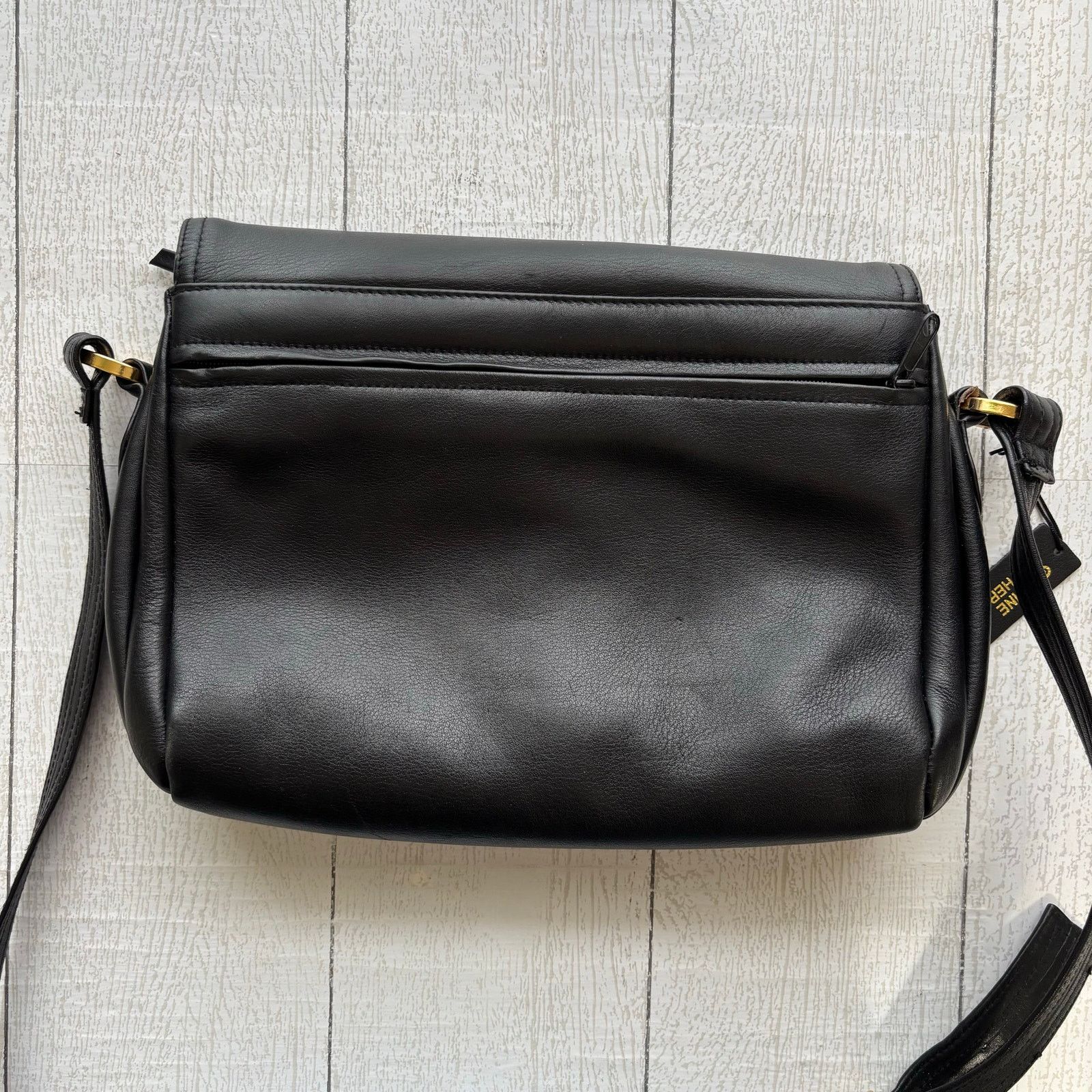 Other Charter Club Black Leather Shoulder Bag NWOT Size ONE SIZE - 9 Thumbnail