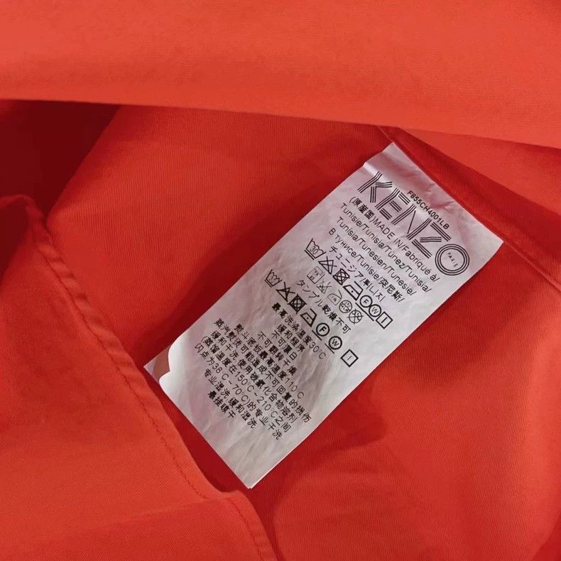 Kenzo KENZO Long sleeves orange shirt Size US L / EU 52-54 / 3 - 6 Thumbnail