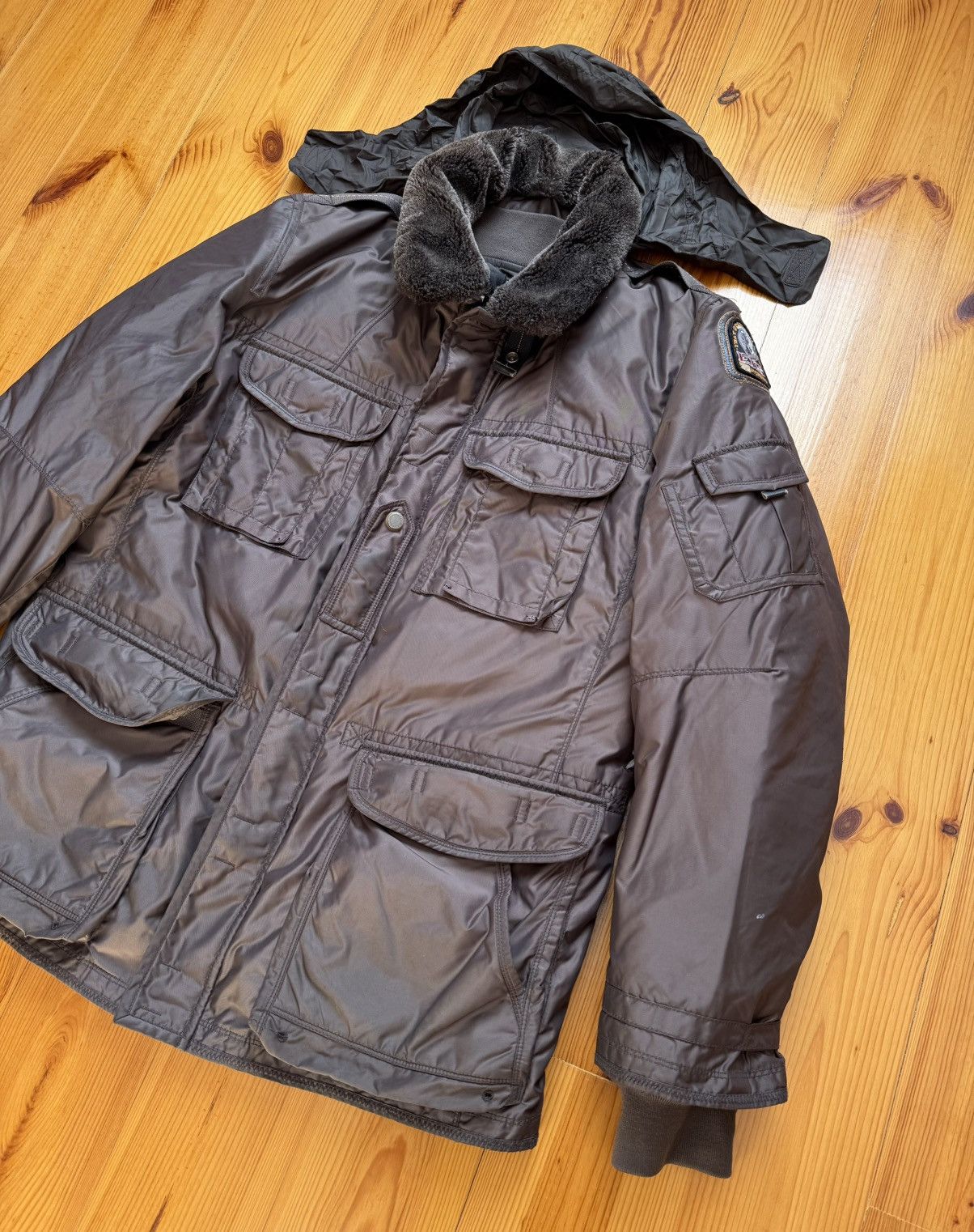 Parajumpers Parajumpers Jacket Nylon Fur Collar Removable Liner Men’s Size US XXL / EU 58 / 5 - 3 Thumbnail