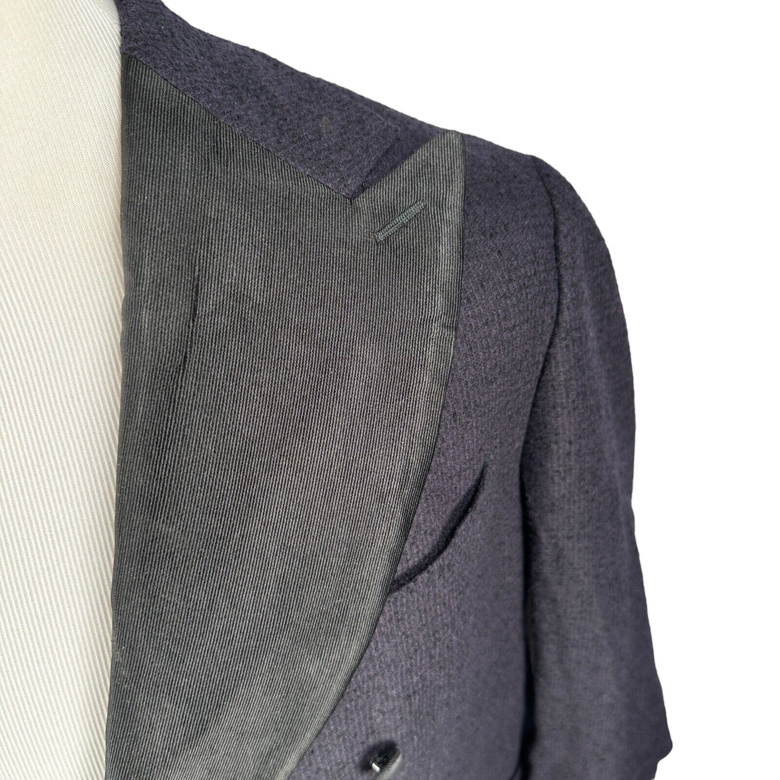 Suitsupply Suitsupply Blazer Jacket Men 42S Weave Wool Double Breasted Size 42S - 2 Thumbnail