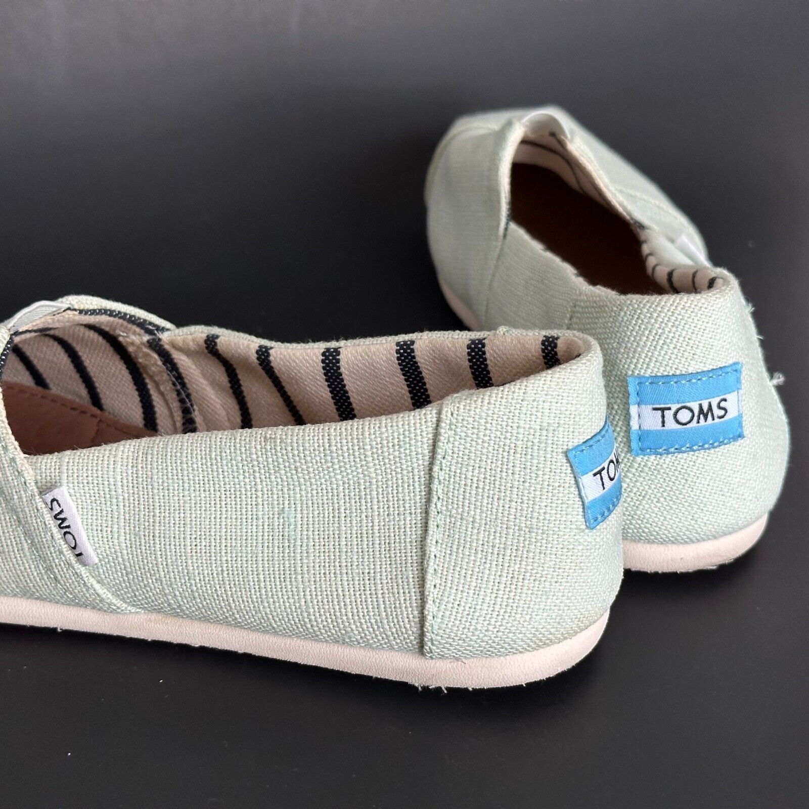 Other TOMS Shoes Slip On Light Mint Green Womens Size 6M Boat Shoe Size US 6 / IT 36 - 5 Thumbnail