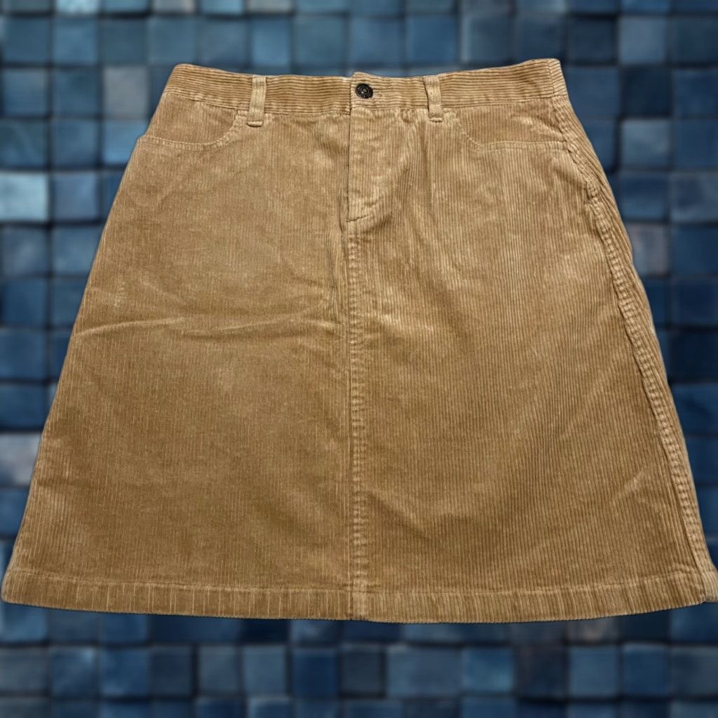 Brooks Brothers Brooks Brothers Skirt Womens 4 Brown Corduroy Straight Pencil Pockets Vintage?? Size 27" / US 4 / IT 40 - 1 Thumbnail