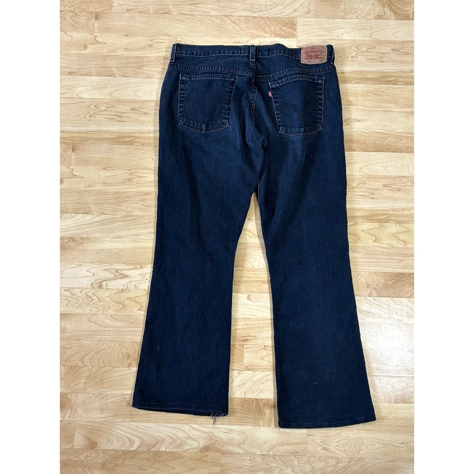 Levi's Levis 515 Womens Nouveau Blue Boot Cut Mid Rise Jeans sz 14 M Size 36" / US 14 / IT 50 - 2 Thumbnail