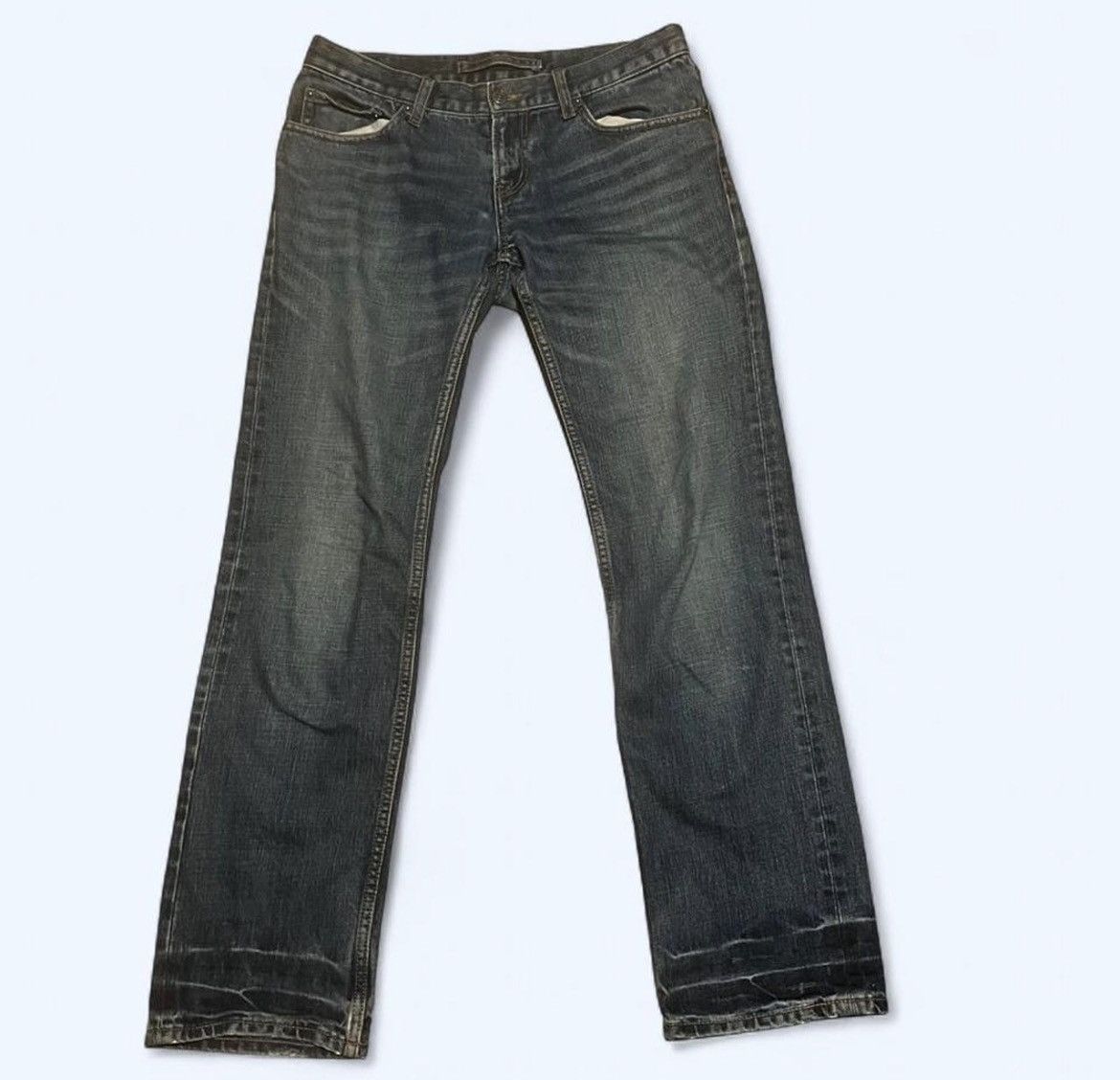 PPFM Vintage Archive Distressed PPFM Snakeskin Relaxed Jeans Size US 29 - 2 Thumbnail