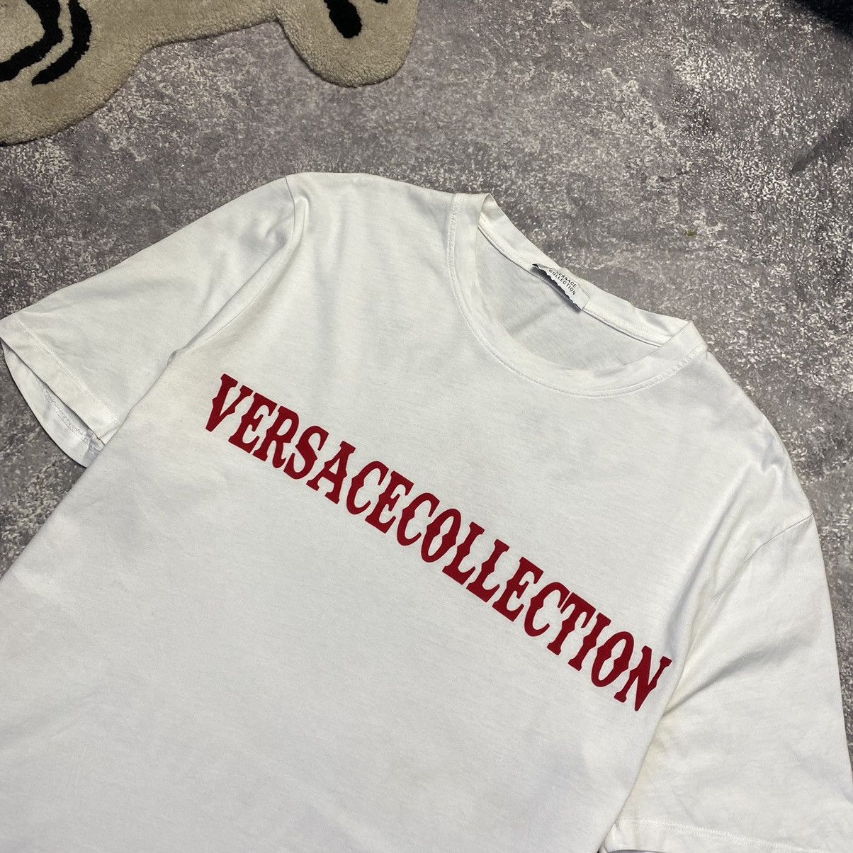 Designer Luxury Versace Collection Big Logo Rare designer tee Size US L / EU 52-54 / 3 - 3 Thumbnail