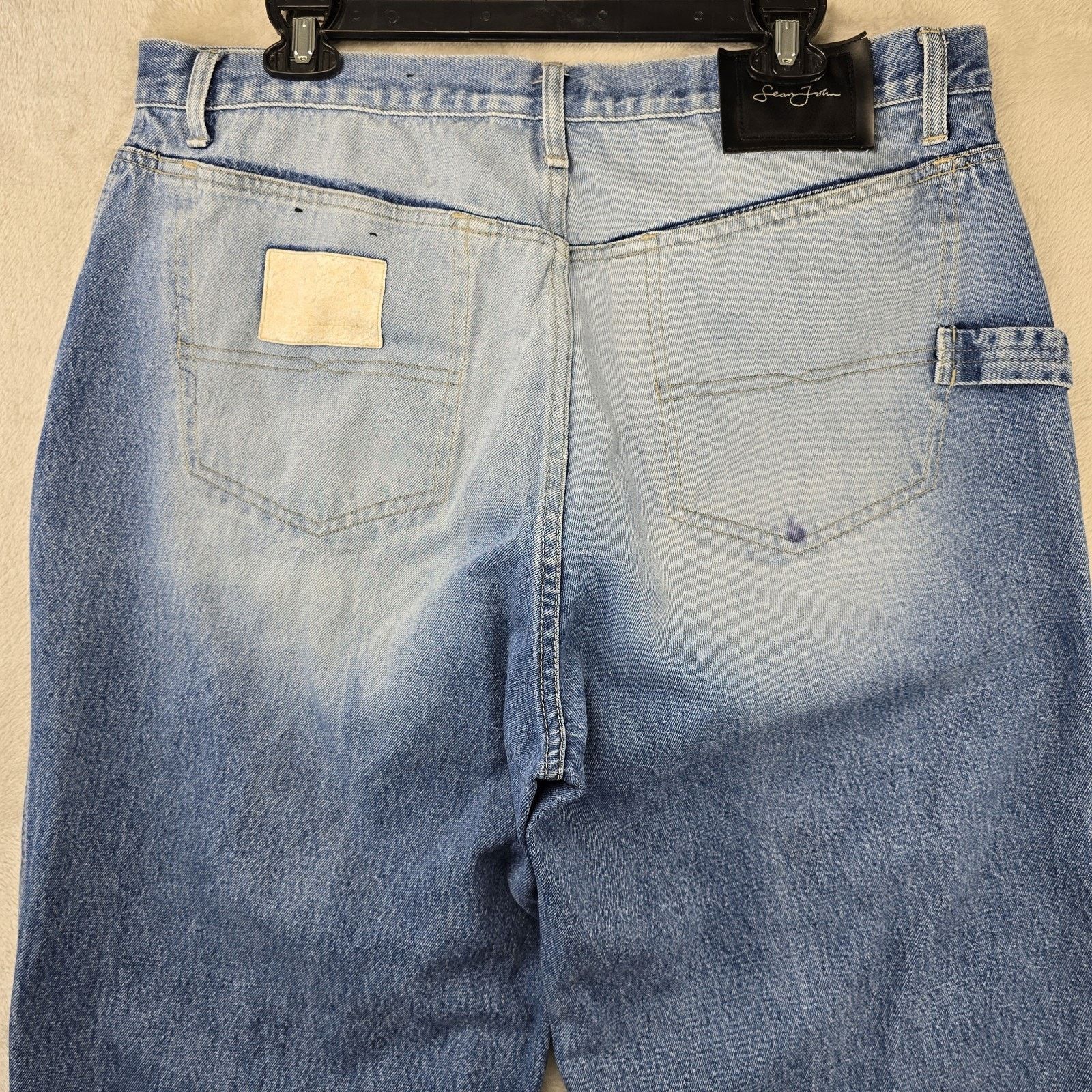 Sean John Vintage Sean John Jeans Mens 36x31 Y2K Baggy Wide Skater Size US 36 / EU 52 - 8 Thumbnail