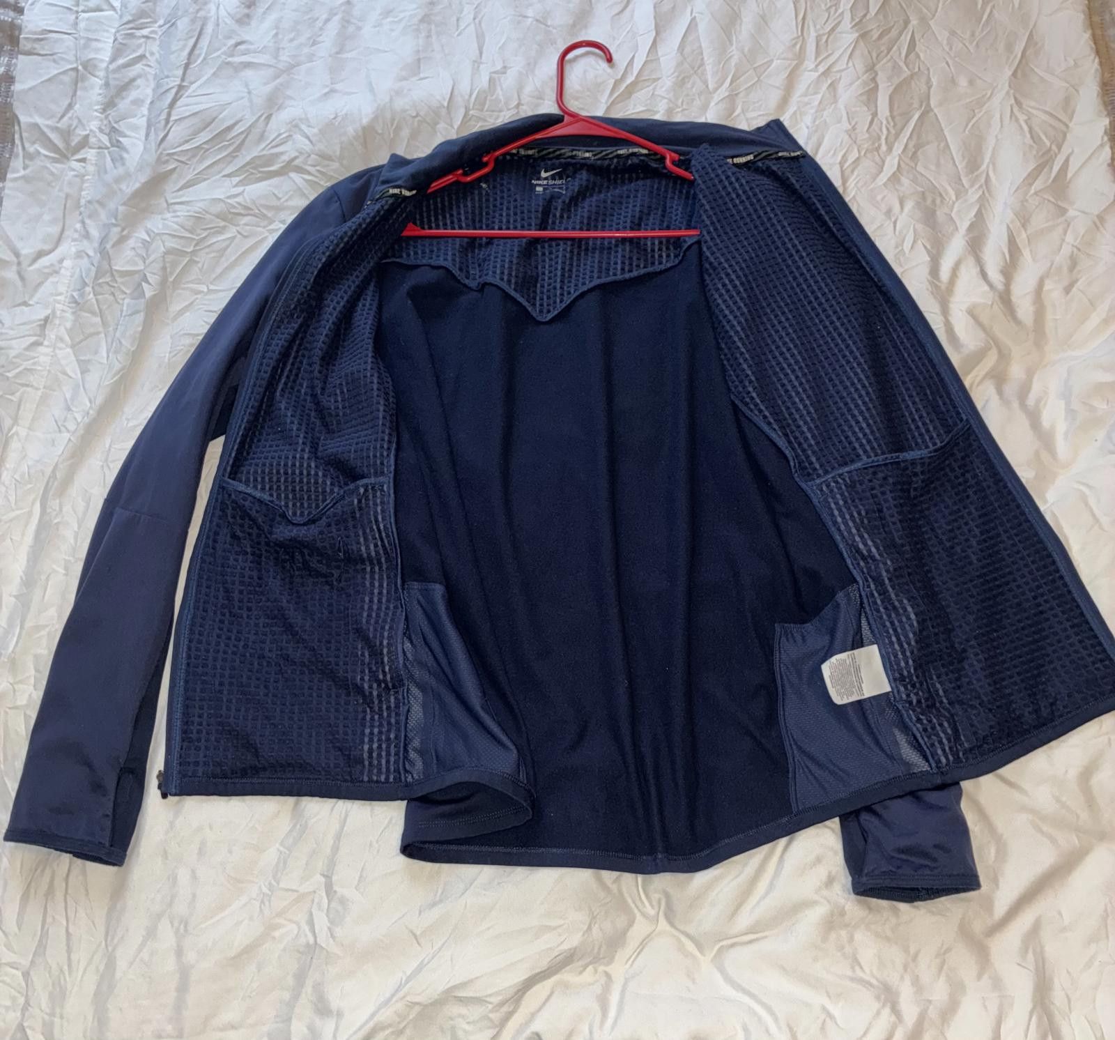 Nike Women’s Nike Running Jacket Navy Blue - Performance Thermal Size L / US 10 / IT 46 - 8 Thumbnail