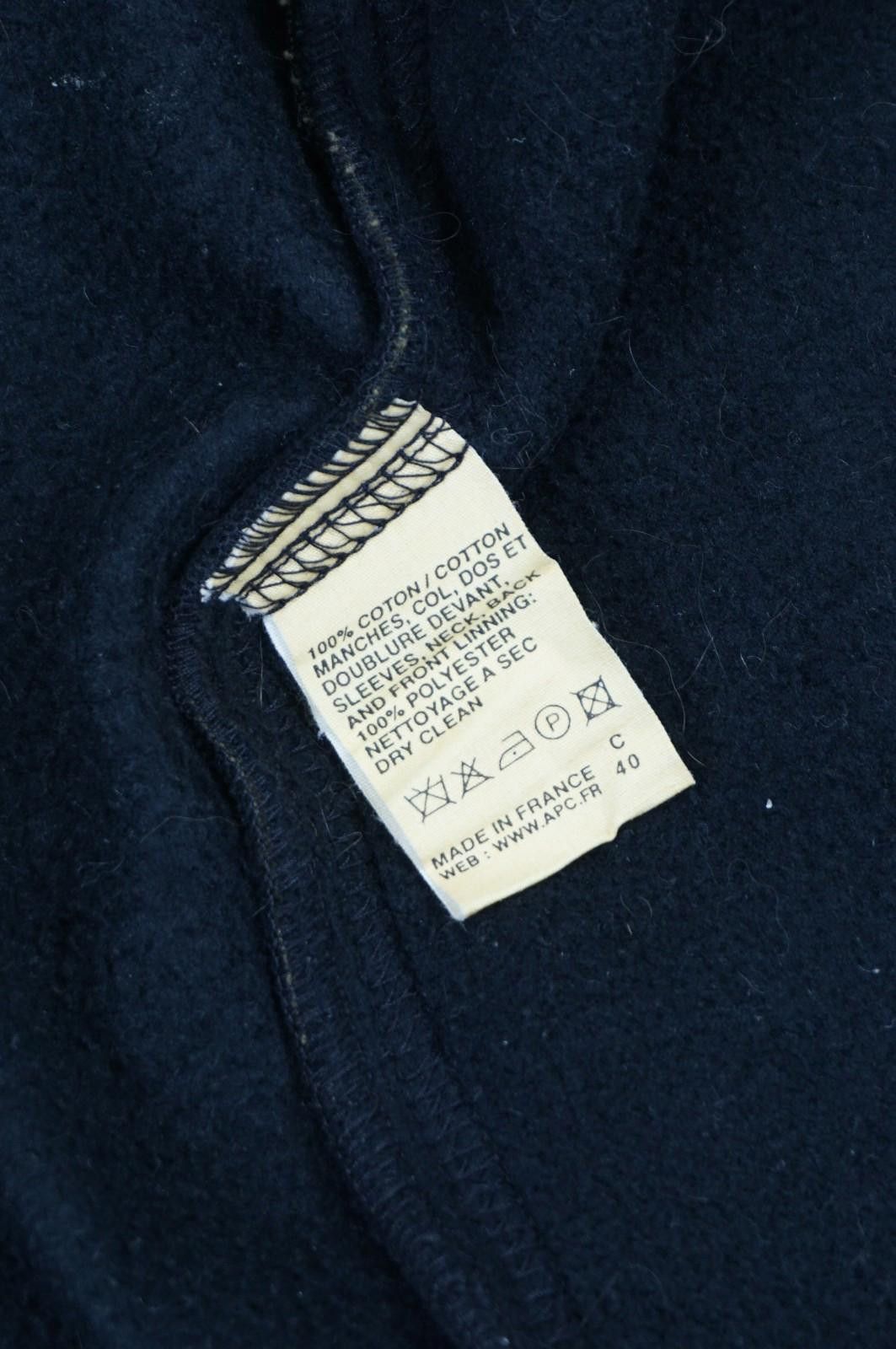 A.P.C. A.P.C. Mens Wool Contrast Zip Jacket c.2000–2003 Size M / US 6-8 / IT 42-44 - 8 Thumbnail
