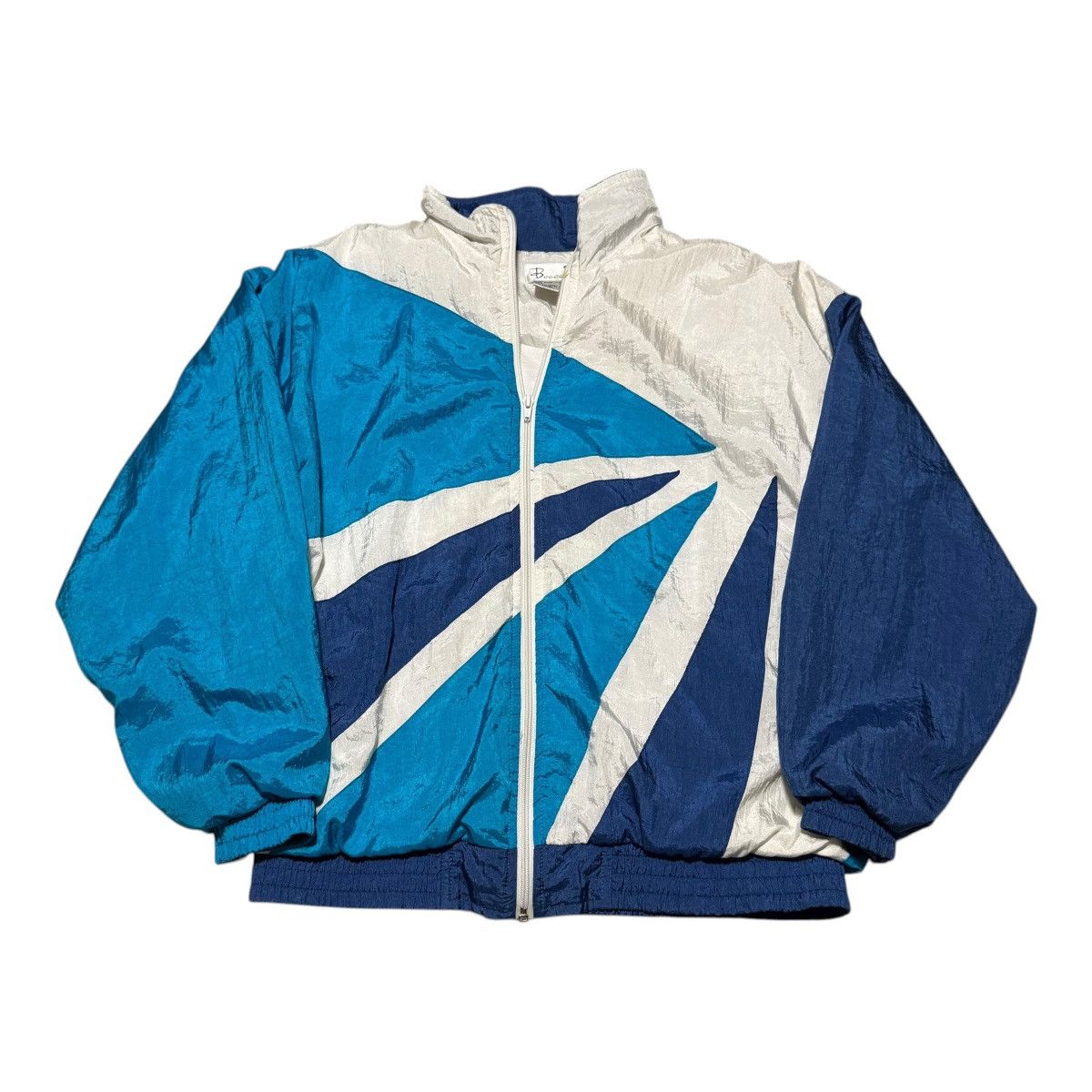 Vintage Vintage Bocoo Geometric Windbreaker Jacket Women's M FLAWS Size M / US 6-8 / IT 42-44 - 1 Thumbnail