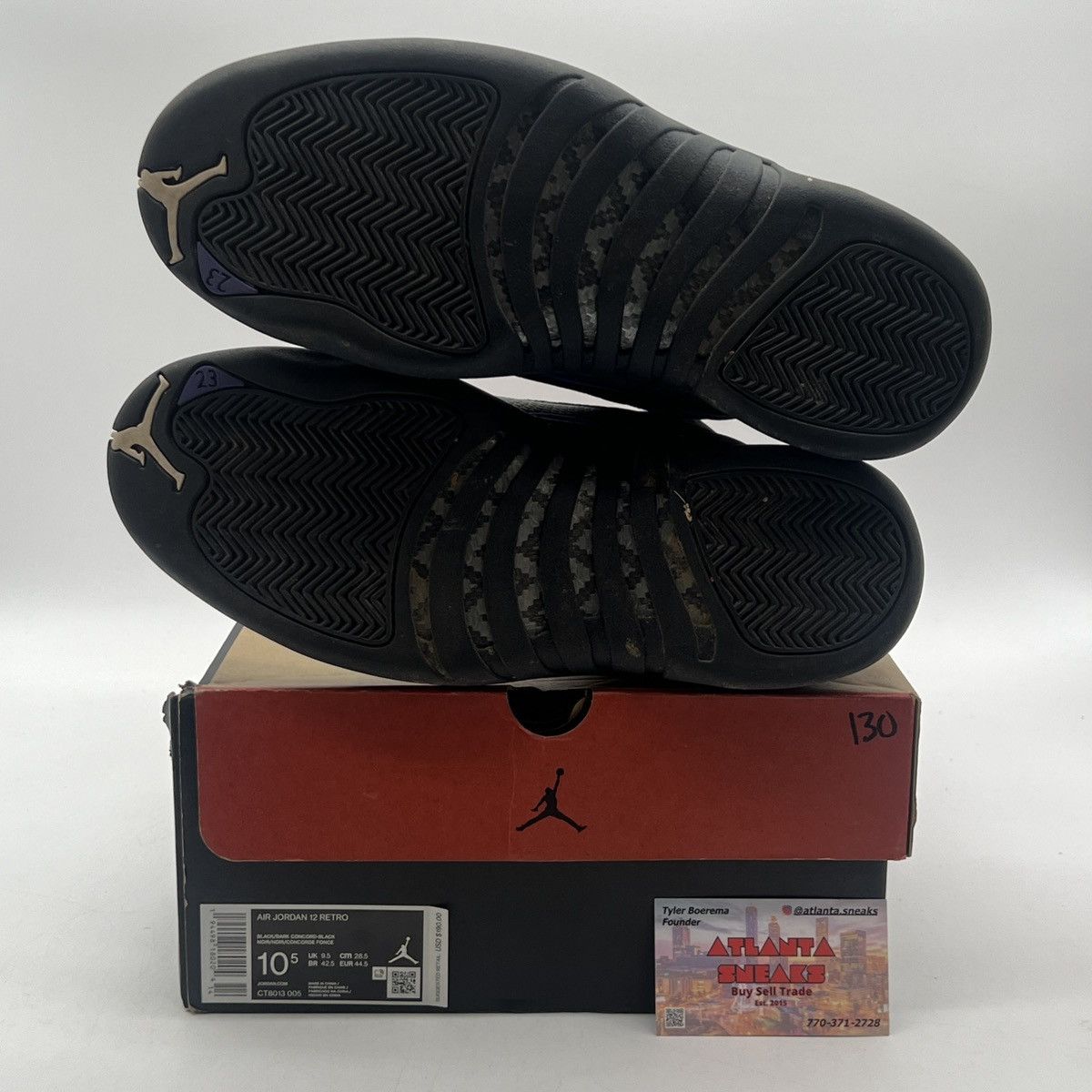 Jordan Brand Air Jordan 12 dark concord Size US 10.5 / EU 43-44 - 8 Thumbnail