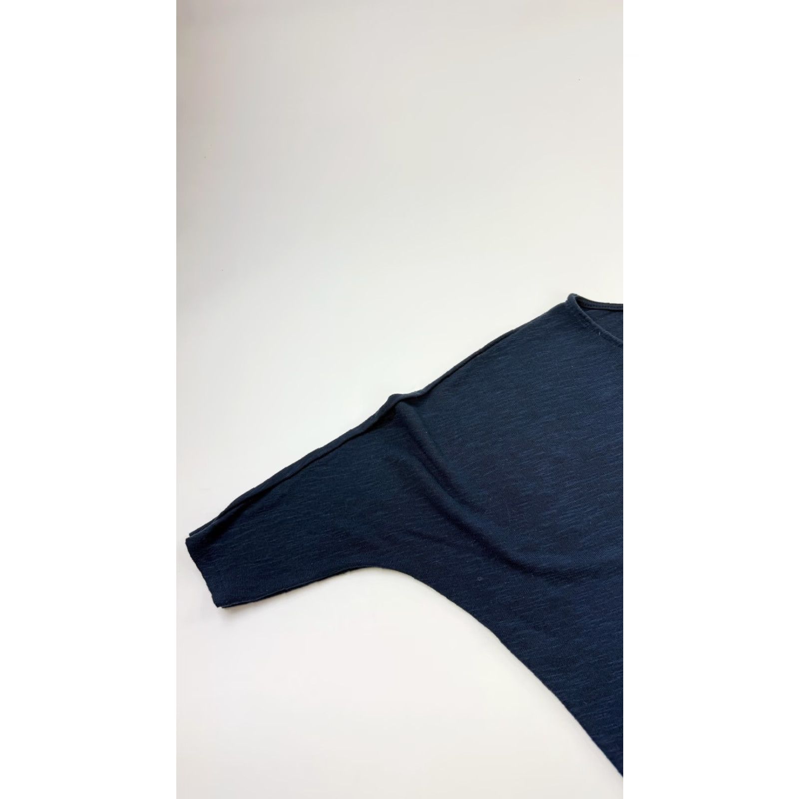 Vintage Laila Jayde Sweater Womens Medium Blue Dolman Batwing Knit Top Made USA Size M / US 6-8 / IT 42-44 - 2 Thumbnail