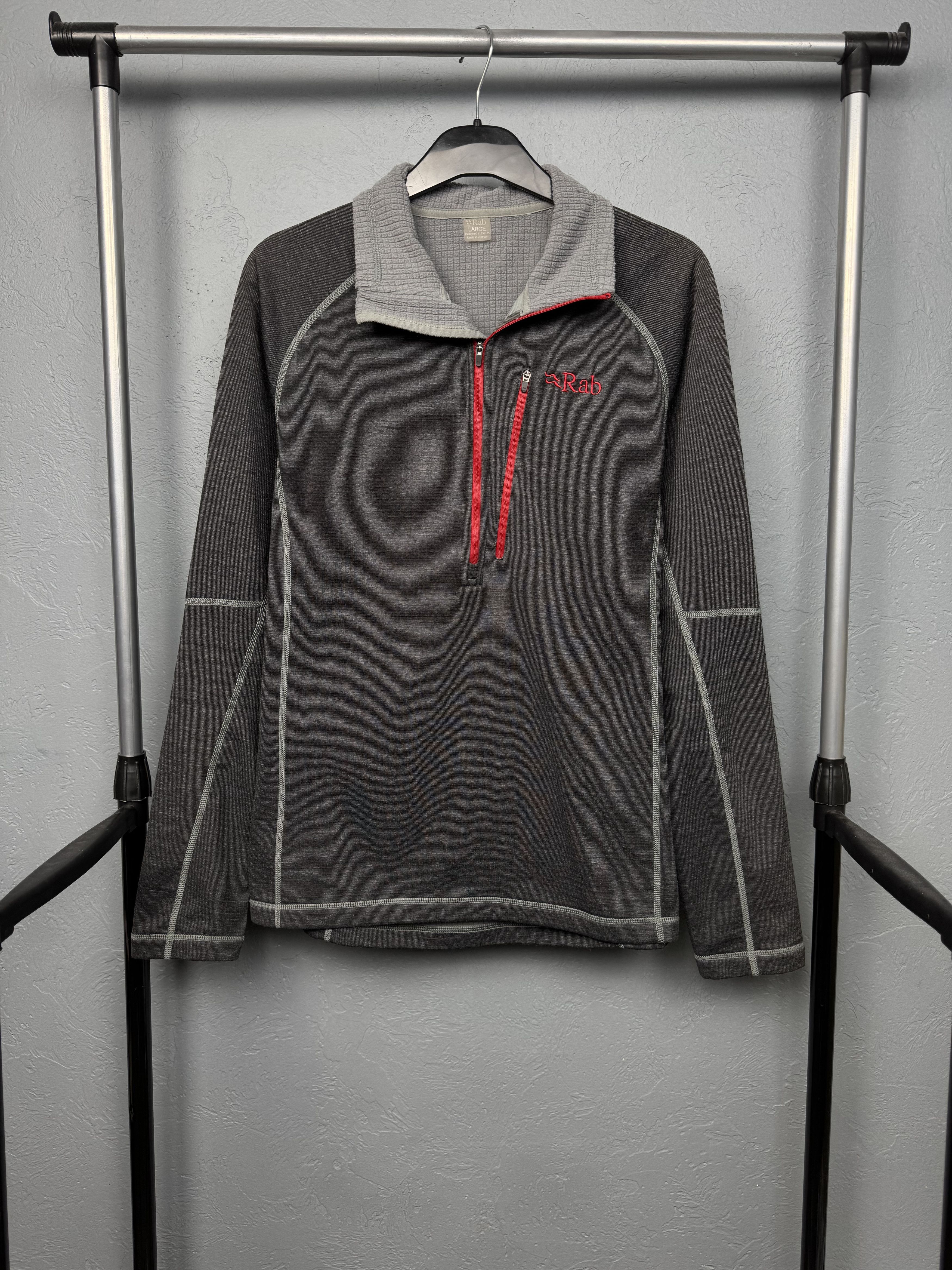 Rab Rab Mens Rab Mens Nucleus Pull-on 1\4 Zip Fleece Jacket Size US L / EU 52-54 / 3 - 1 Thumbnail