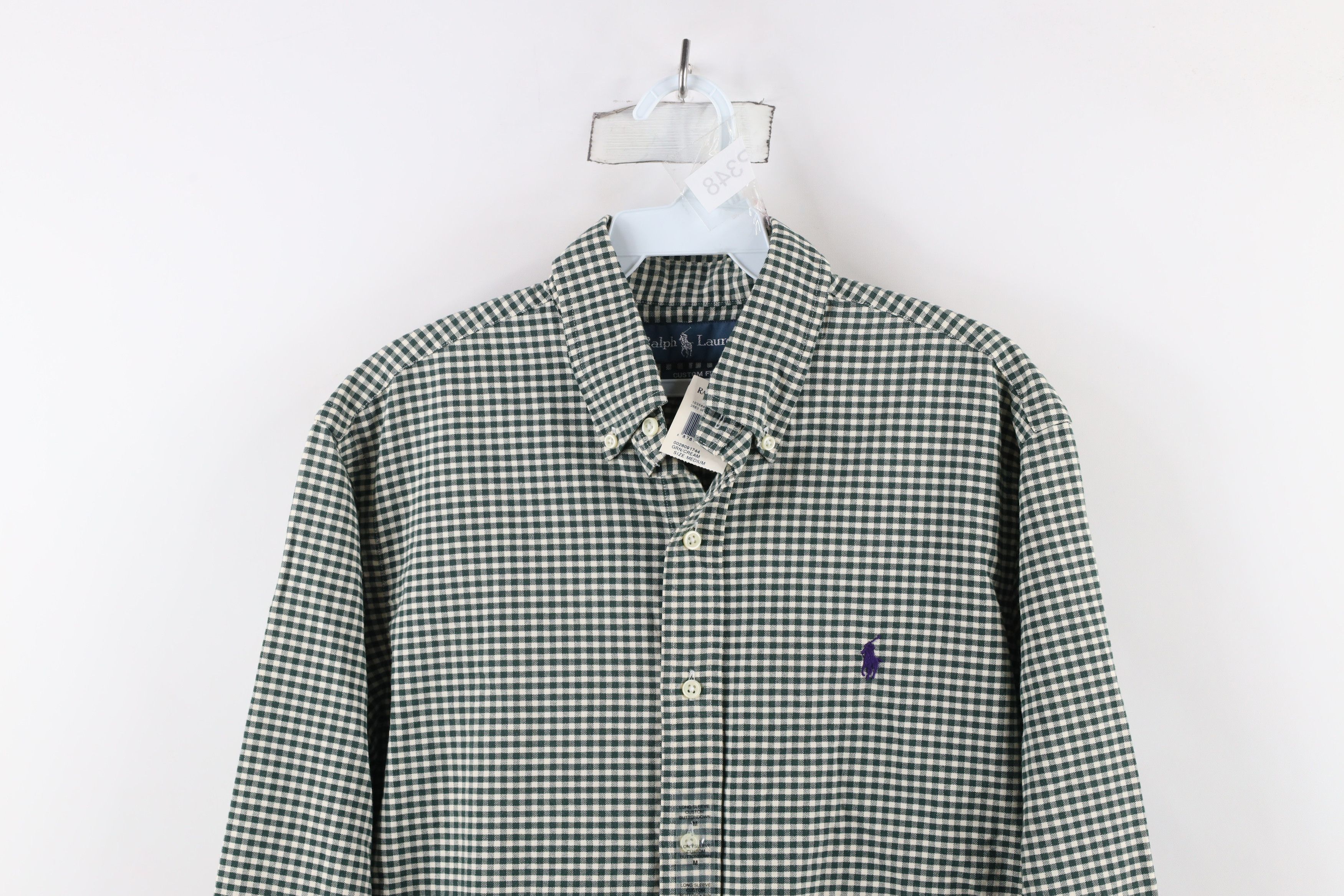 Ralph Lauren × Vintage Deadstock Vintage 90s Ralph Lauren Button Down Shirt Plaid Size US M / EU 48-50 / 2 - 2 Thumbnail