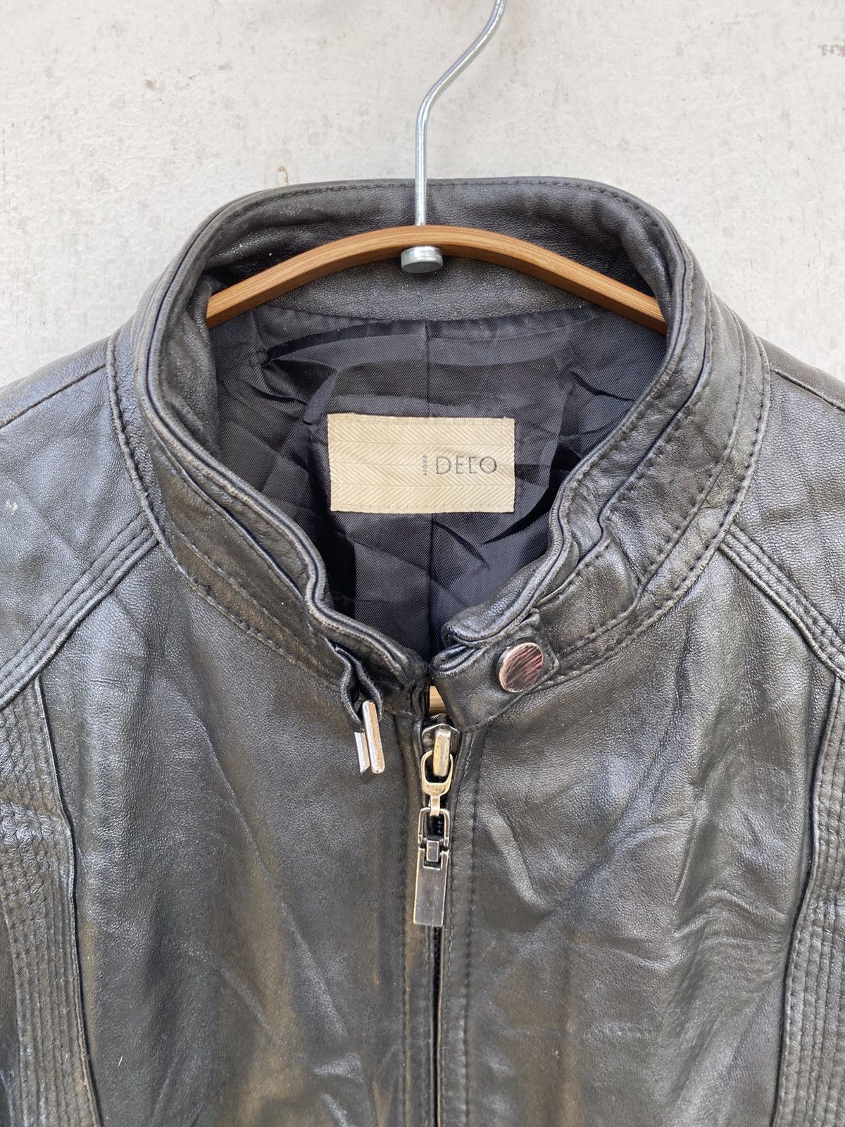 Genuine Leather Sheepskin Leather Crop Jacket Size M / US 6-8 / IT 42-44 - 5 Thumbnail