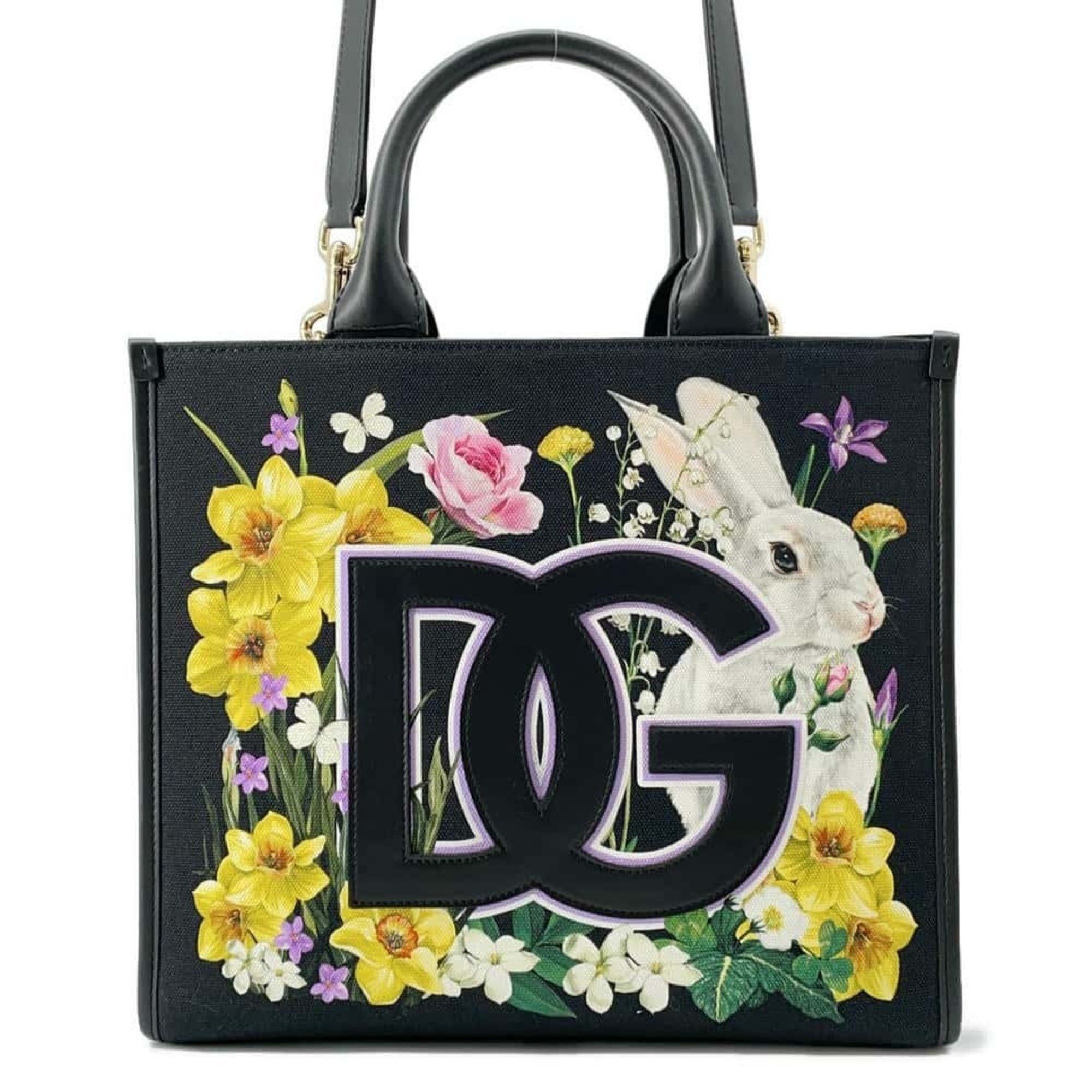 Dolce Gabbana Tote Bag Dg Daily Canvas Bb7425B9P961 Dolce&gabbana Black, Women's