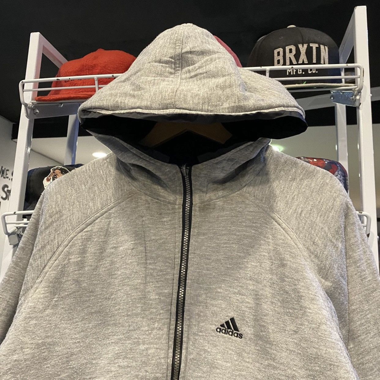 Adidas Vintage Adidas Reversible hoodie jackets Size US M / EU 48-50 / 2 - 10 Thumbnail