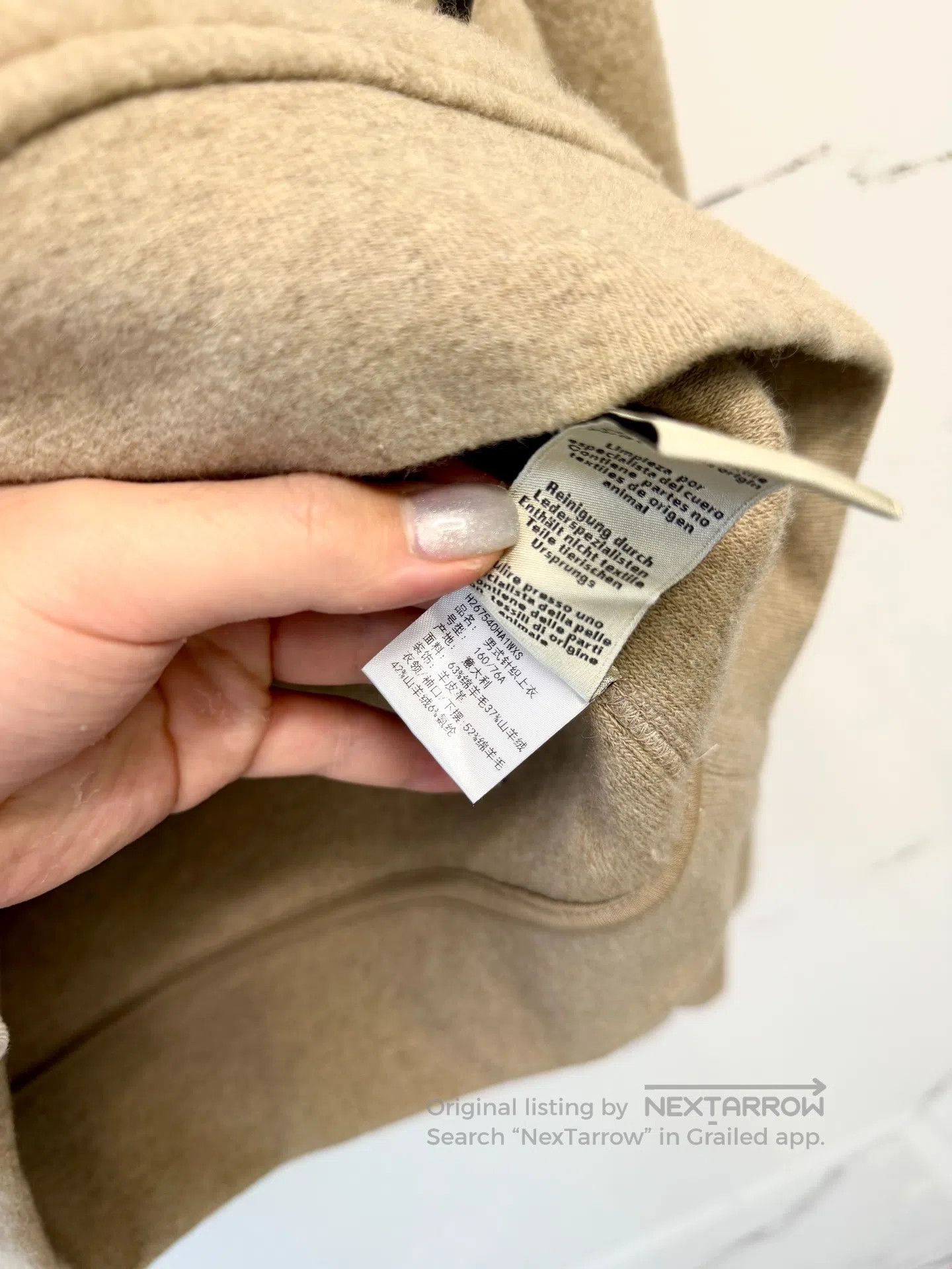 Hermes Hermes Caramel Leather Zip Hoodie| Size US XS / EU 42 / 0 - 6 Thumbnail
