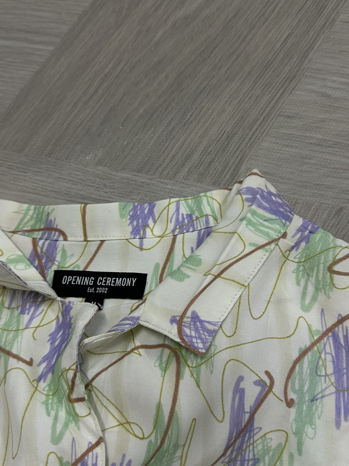 Opening Ceremony Opening Ceremony Painting 100% Rayon Button Up Size US M / EU 48-50 / 2 - 8 Thumbnail