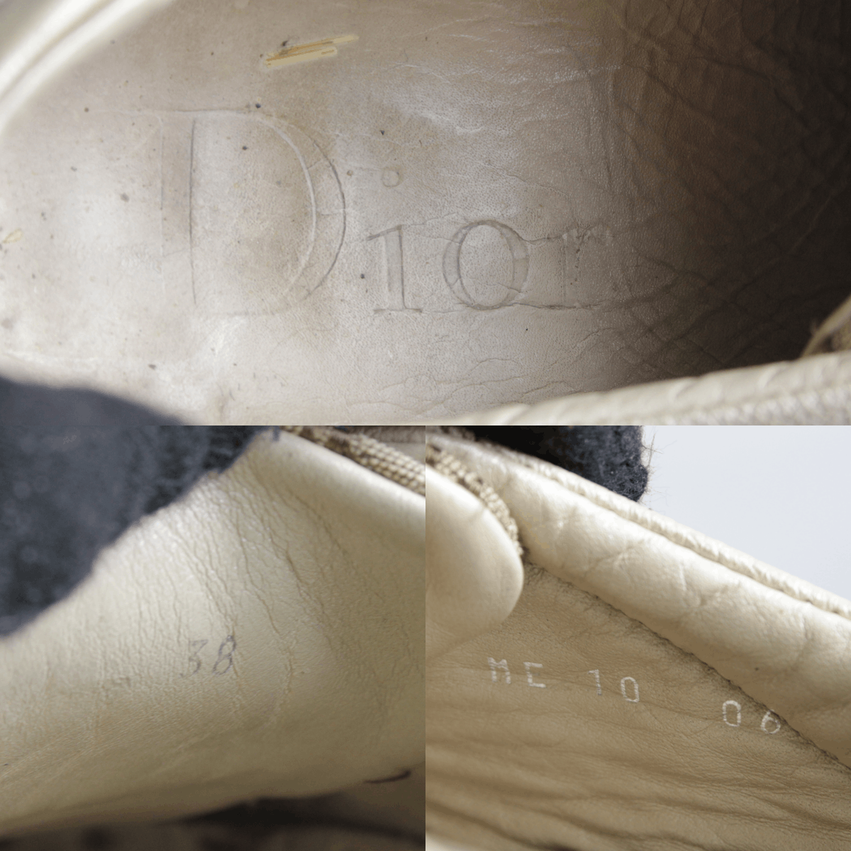 Dior 00S Galliano Era Diorissimo Low Sneakers Vintage Size US 8 / IT 38 - 14 Thumbnail