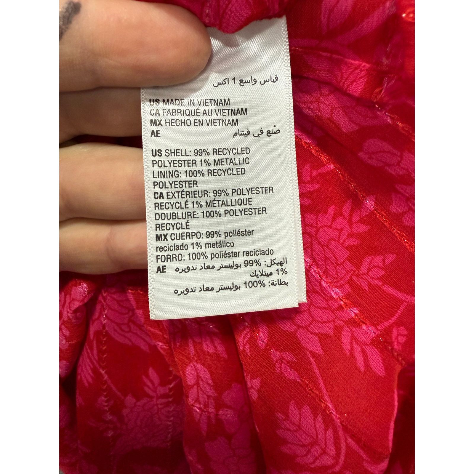 Macys On 34th Macys Plus Dress sz 1X Floral Tiered NEW # G578 Size XL / US 12-14 / IT 48-50 - 8 Thumbnail