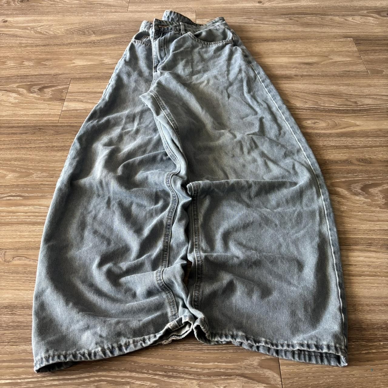 Vintage Crazy Vintage Y2K/2000s Baggy Medium Wash Skater Style Denim Jean! 34x30 Size US 34 / EU 50 - 3 Thumbnail