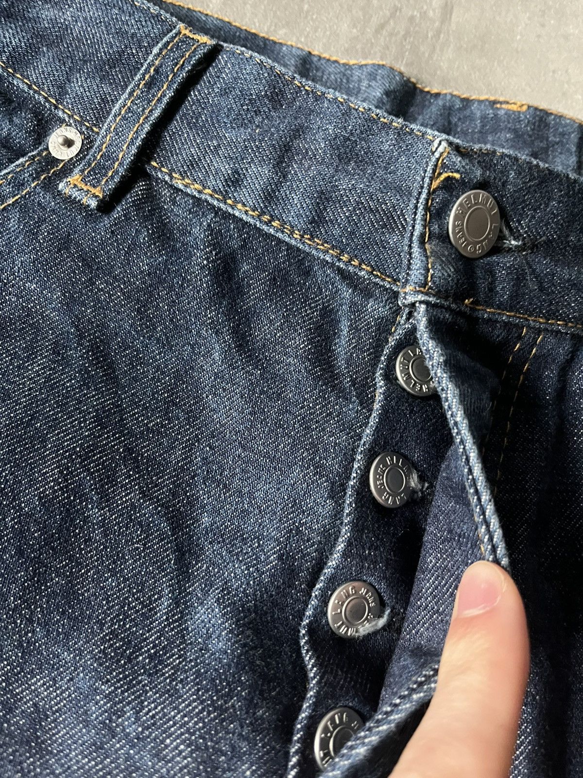 Helmut Lang Helmut Lang classic raw denim painter custom 90s jeans rare Size US 30 / EU 46 - 10 Thumbnail