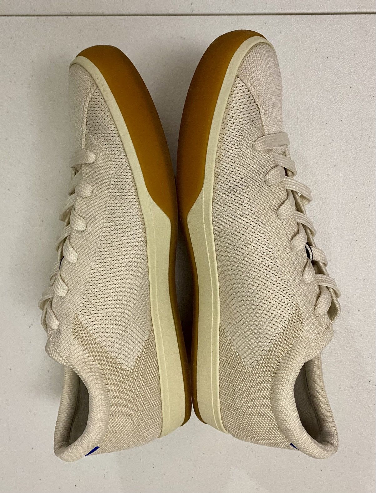 Rothy's Rothy's The Lace Up Sneakers Women's 9 US Blond Knit 9 US Size US 9 / IT 39 - 5 Thumbnail