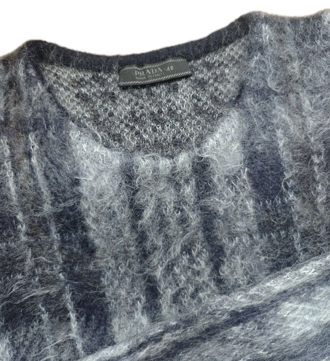 Prada Prada Fuzzy Mohair Wool Knit Sweater Size US M / EU 48-50 / 2 - 3 Thumbnail