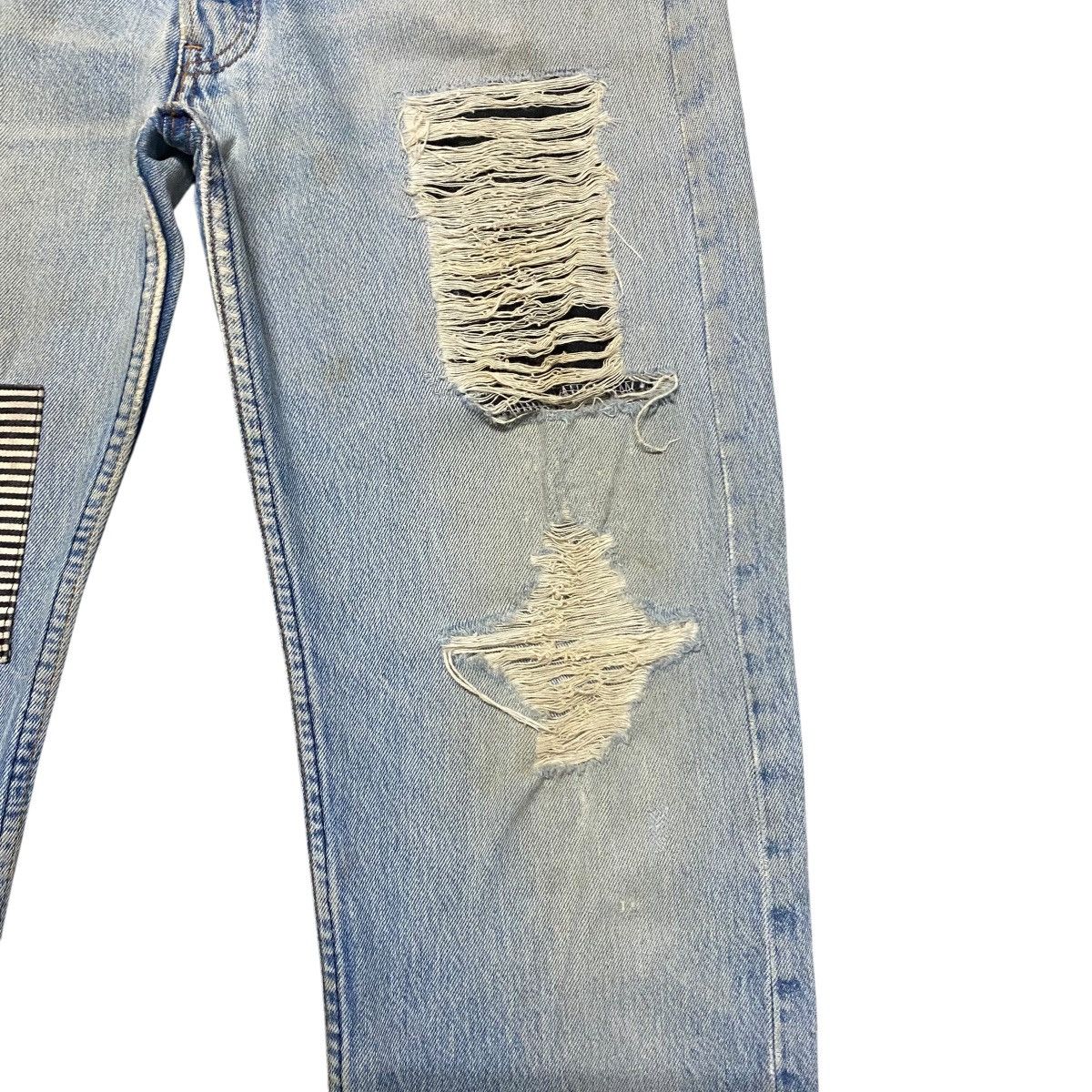 Beams Japan × Levi's Rebuid By Kalimera Levis 501 Patchwork Distressed Jeans Size US 32 / EU 48 - 7 Thumbnail