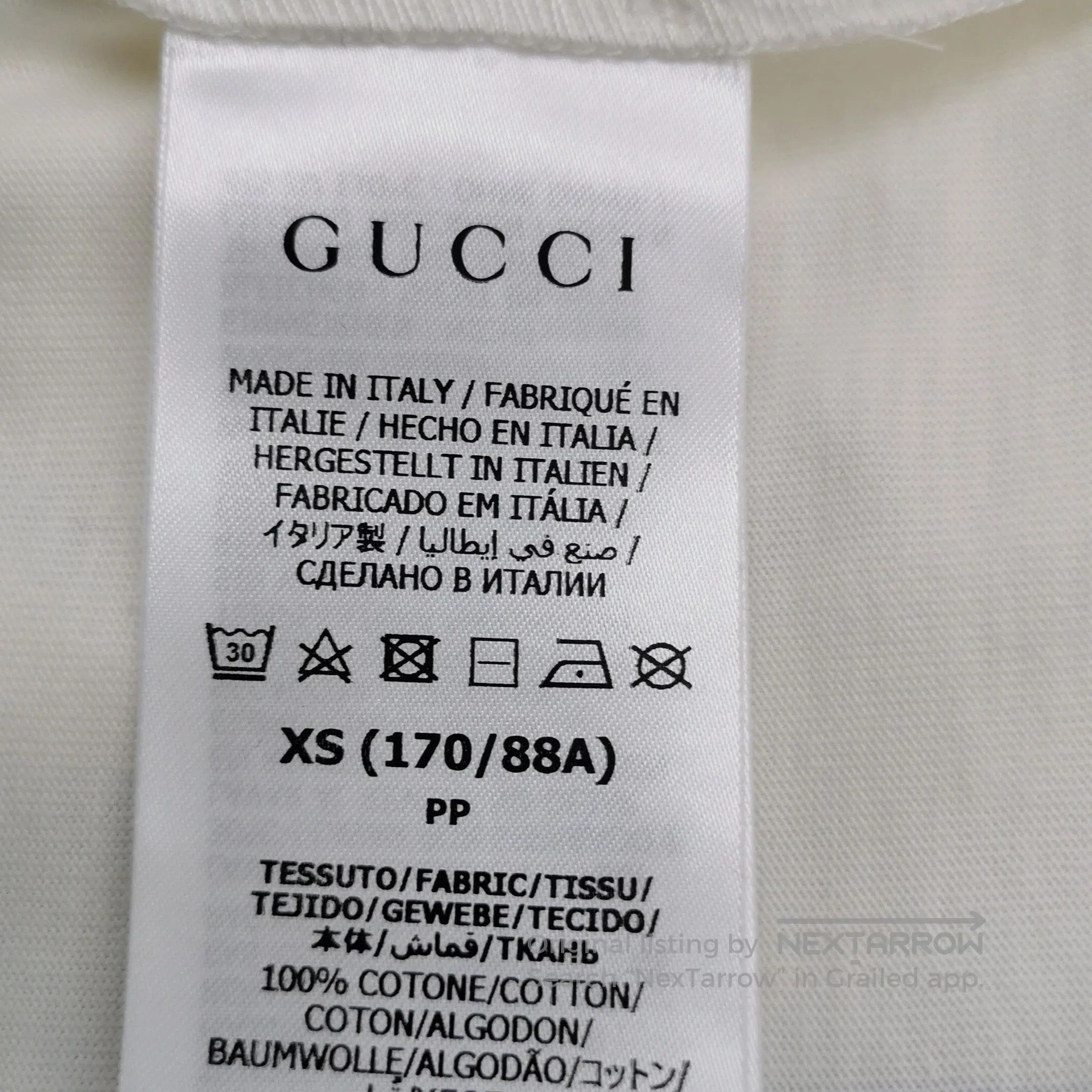 Gucci Gucci x Adidas XS Cotton Logo Crewneck T. Size US XS / EU 42 / 0 - 5 Thumbnail