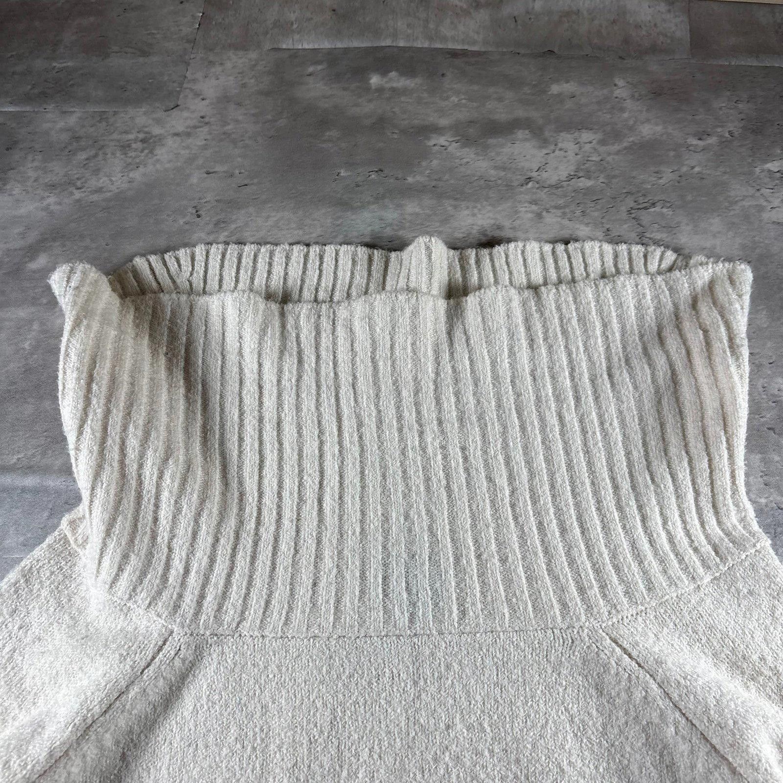 Zara Major Label Group Cream Chunky Knit Cowl Neck Sweater Size M / US 6-8 / IT 42-44 - 5 Thumbnail