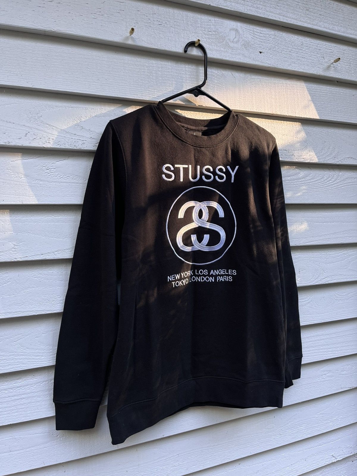 Stussy Stüssy Basic Logo Sweatshirt Black Size Medium Size US M / EU 48-50 / 2 - 2 Thumbnail