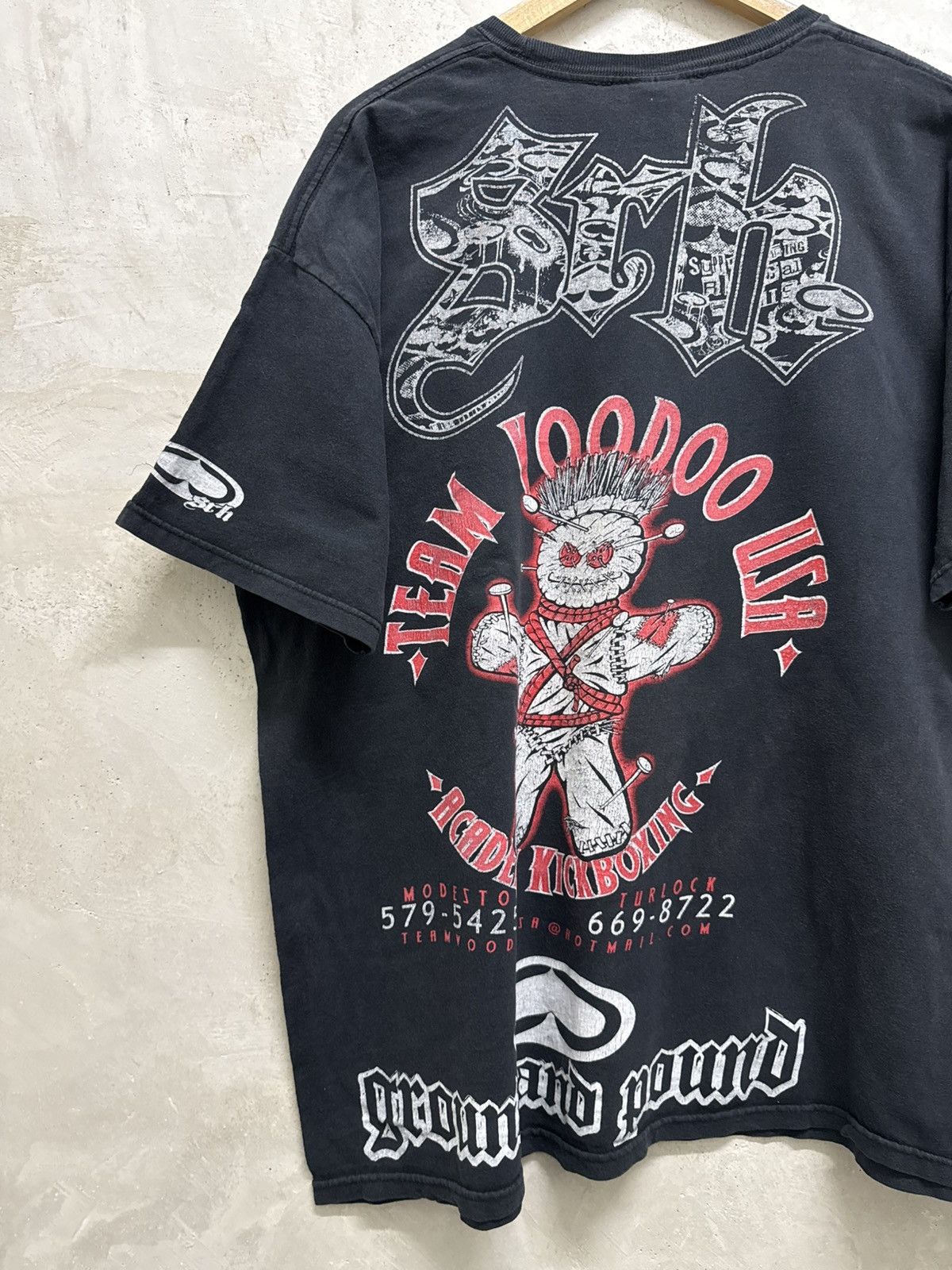 Vintage 2000s Voodoo Doll “ground and pound” SRH Skateboard Tee Size US XL / EU 56 / 4 - 2 Thumbnail