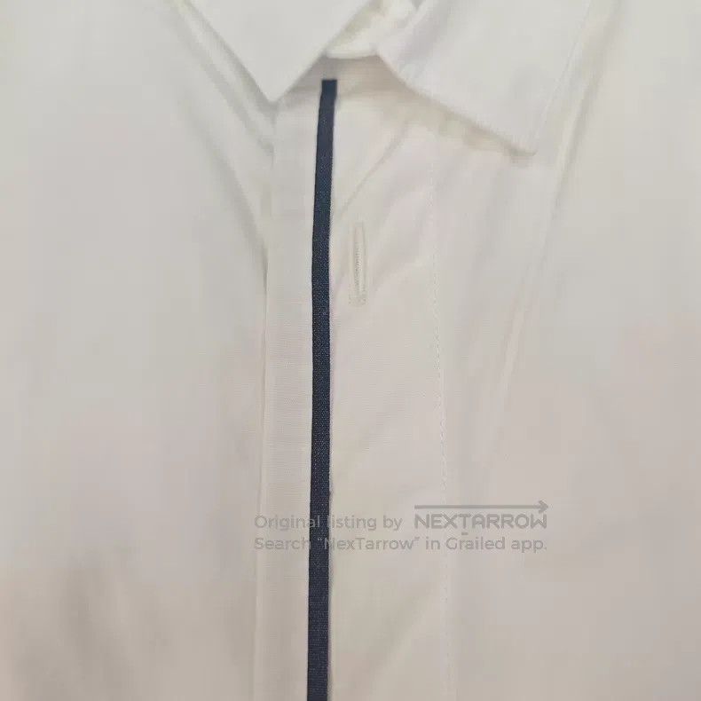 Dior Dior White and black-bordered shirt Size US XXS / EU 40 - 7 Thumbnail