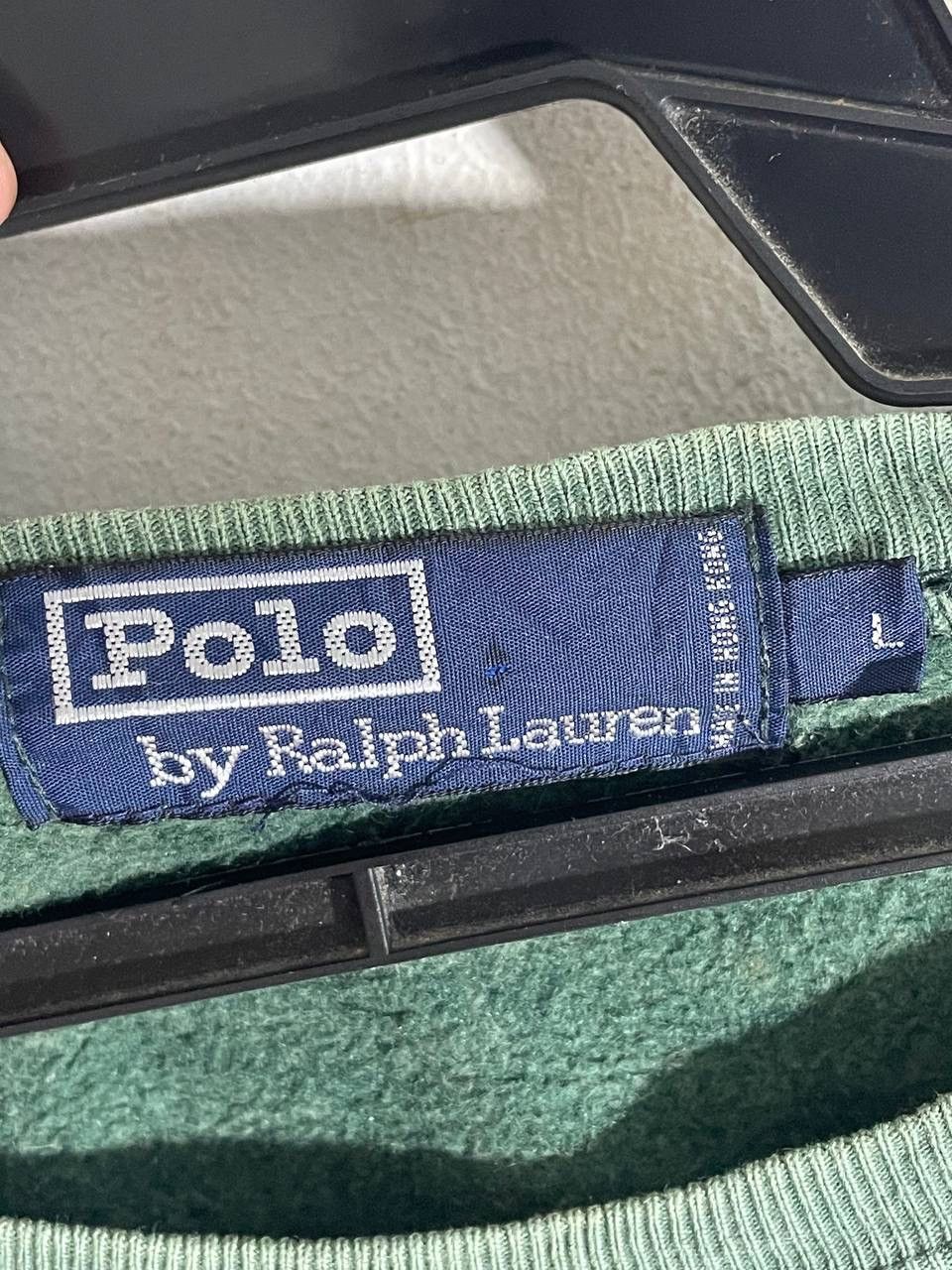 Polo Ralph Lauren Vintage 90s polo small pony stripe rugby sweatshirt jumper L Size US L / EU 52-54 / 3 - 6 Thumbnail