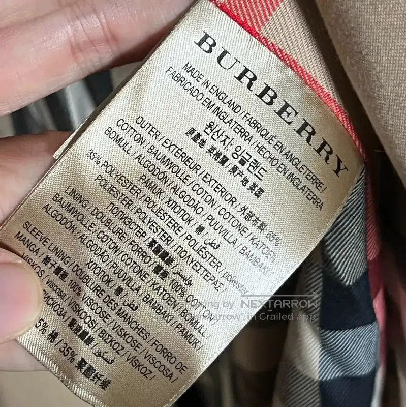 Burberry Burberry Women's Khaki Cotton Trench Coat. Size XS / US 0-2 / IT 36-38 - 5 Thumbnail