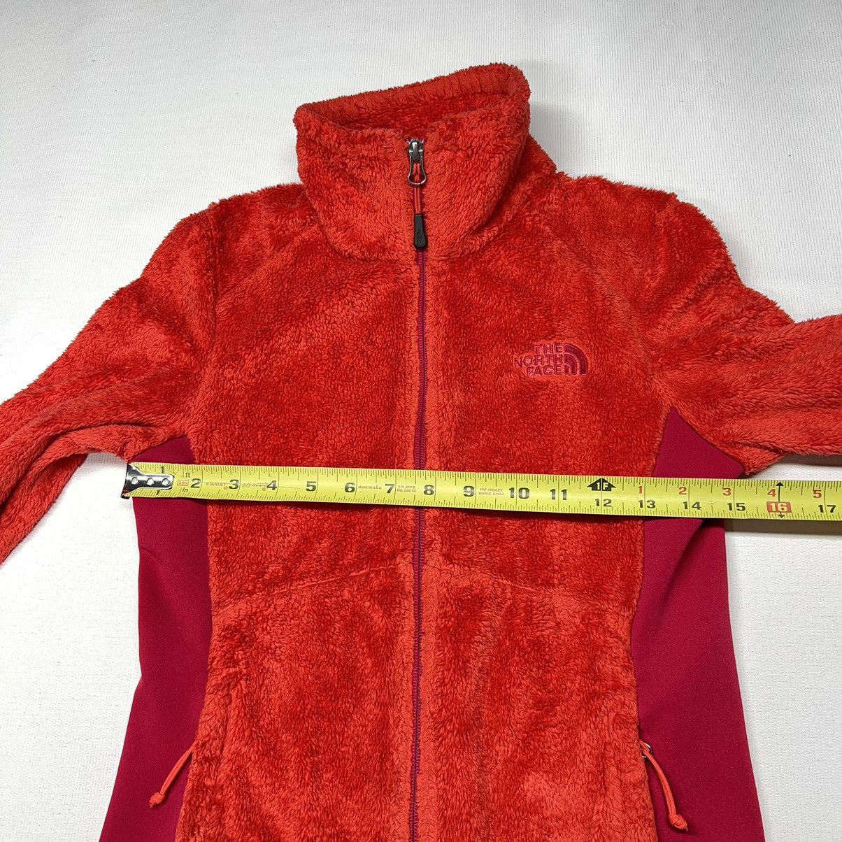 The North Face The North Face Jacket Fleece Red Zip Pocket Fuzzy Active Size XS / US 0-2 / IT 36-38 - 20 Thumbnail